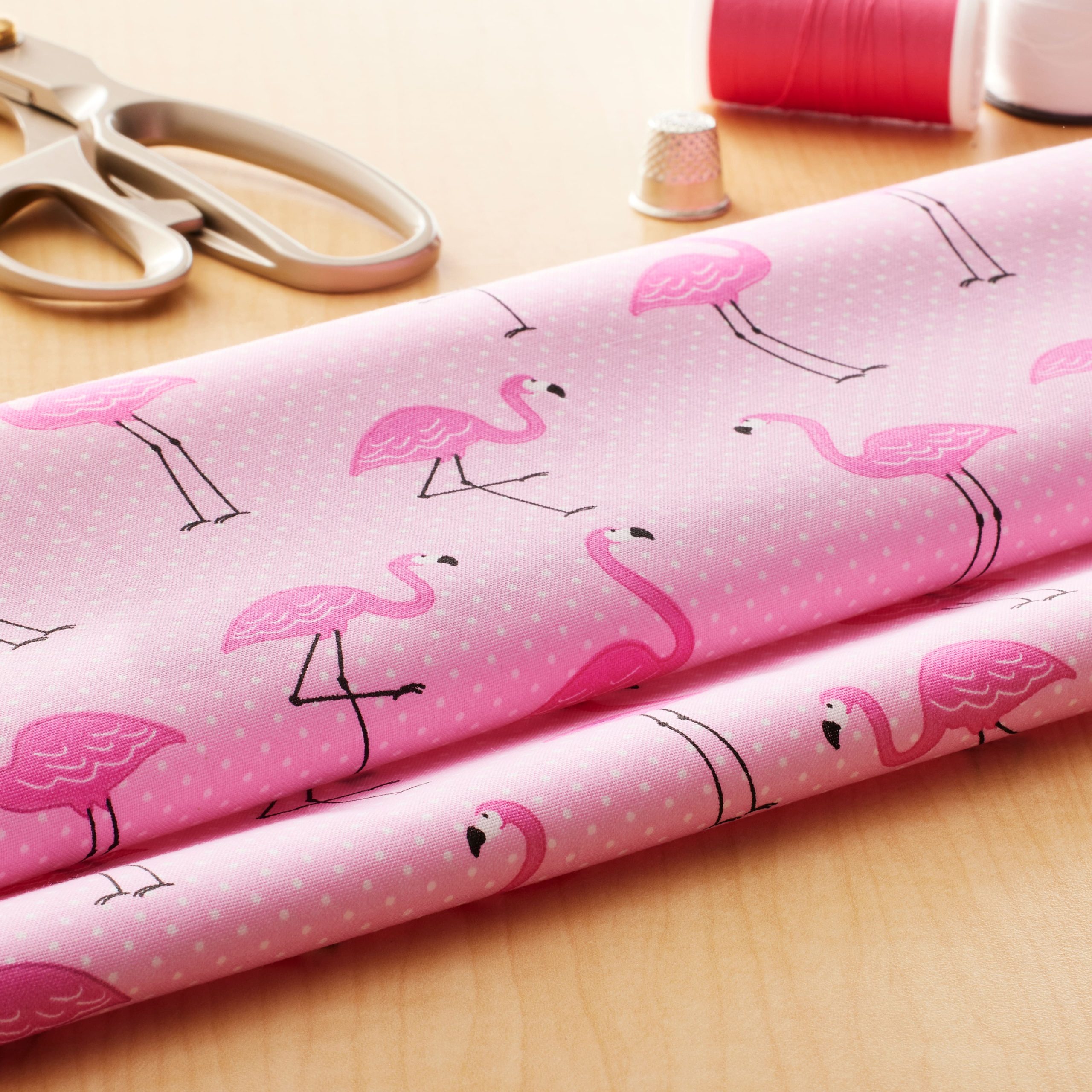 Flamingo Fabric By Loops & Threads® - Image 2