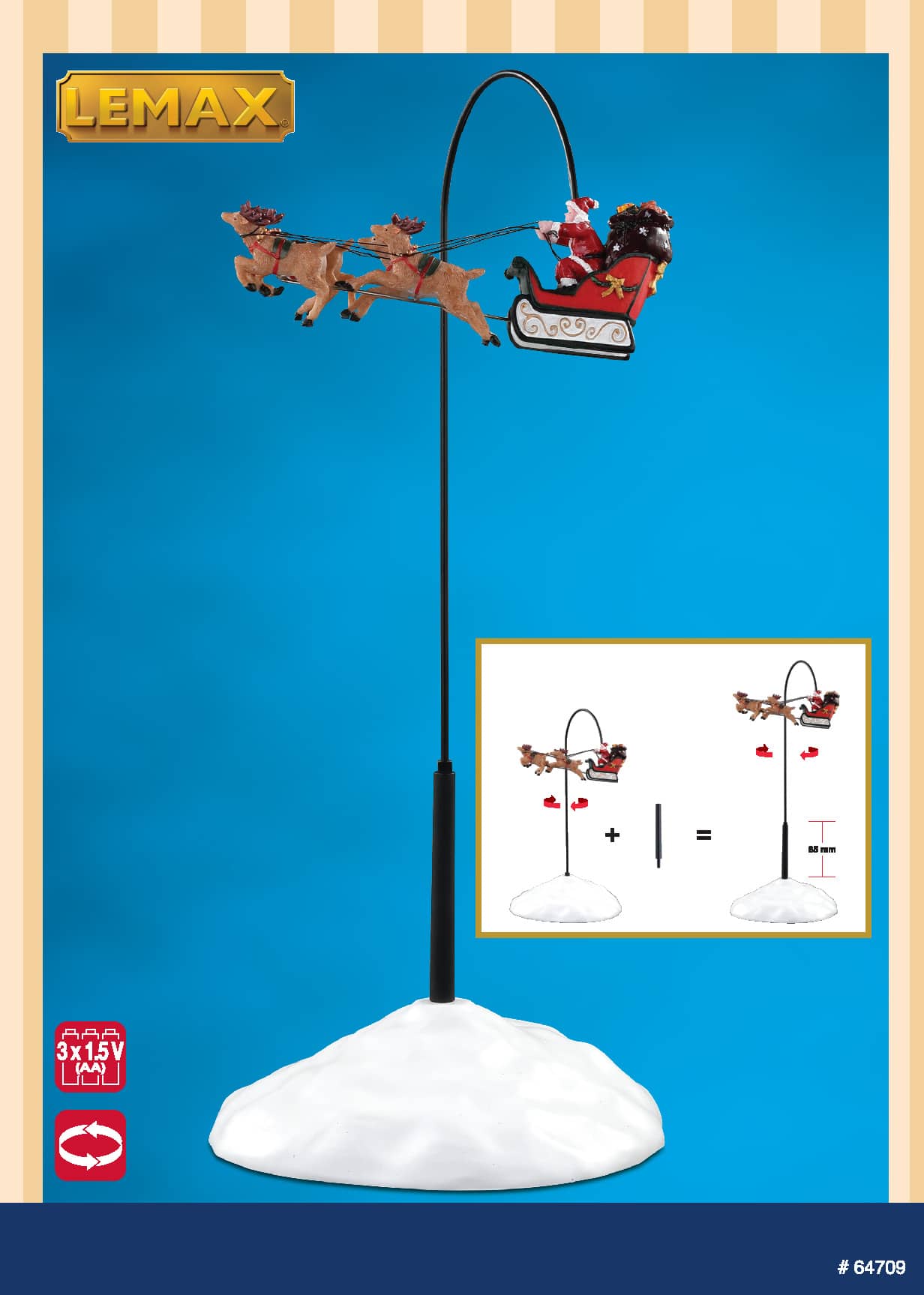 Lemax® Here Comes Santa - Image 2