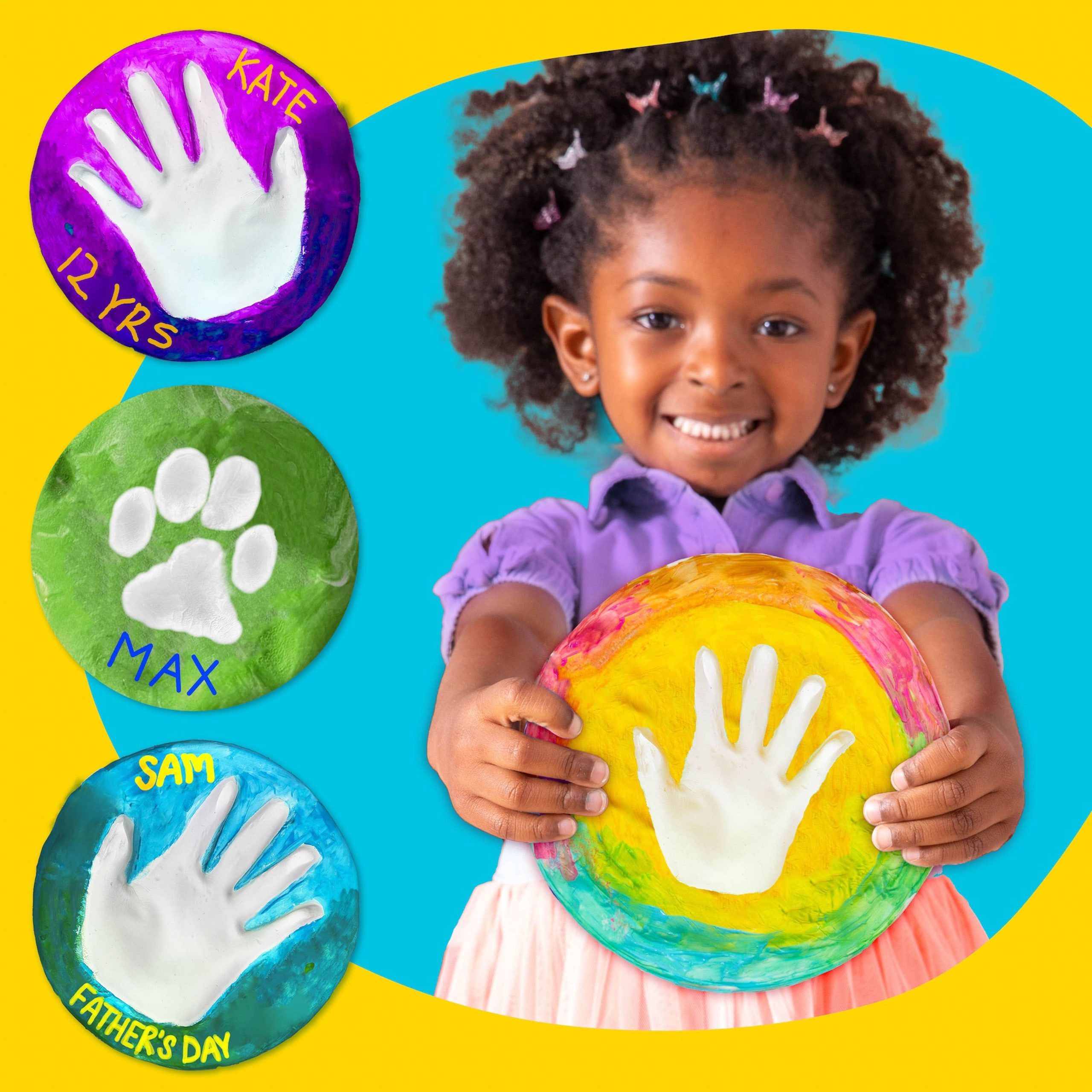 Play-Doh® Air Dry Clay Handprint Stone Kit - Image 2
