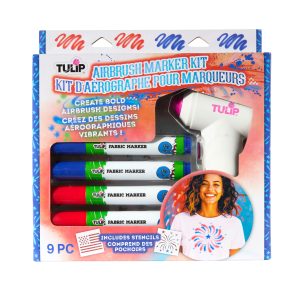 Tulip® Patriotic Airbrush Marker Kit