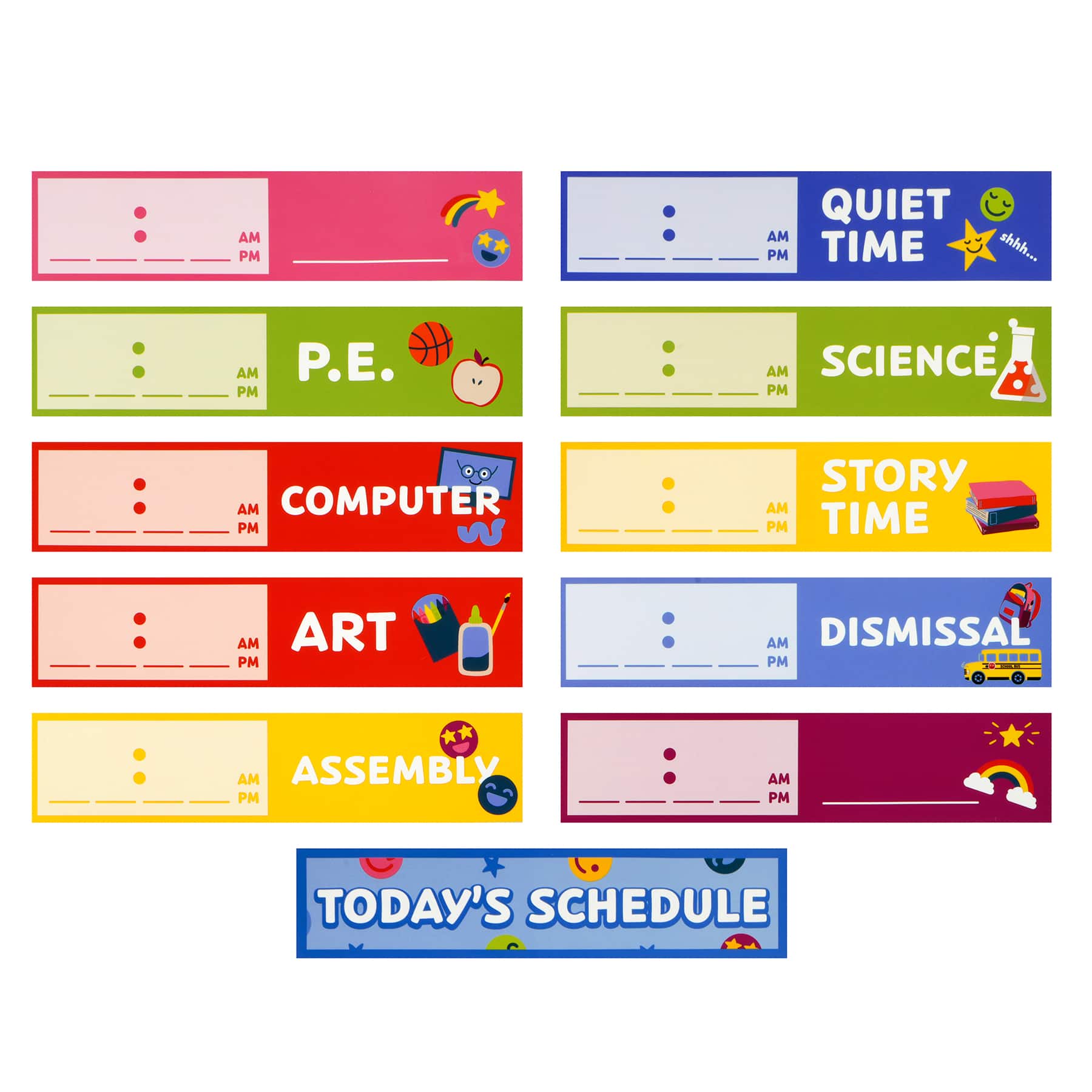 Class Rules! Schedule Dry Erase Die Cuts by B2C™