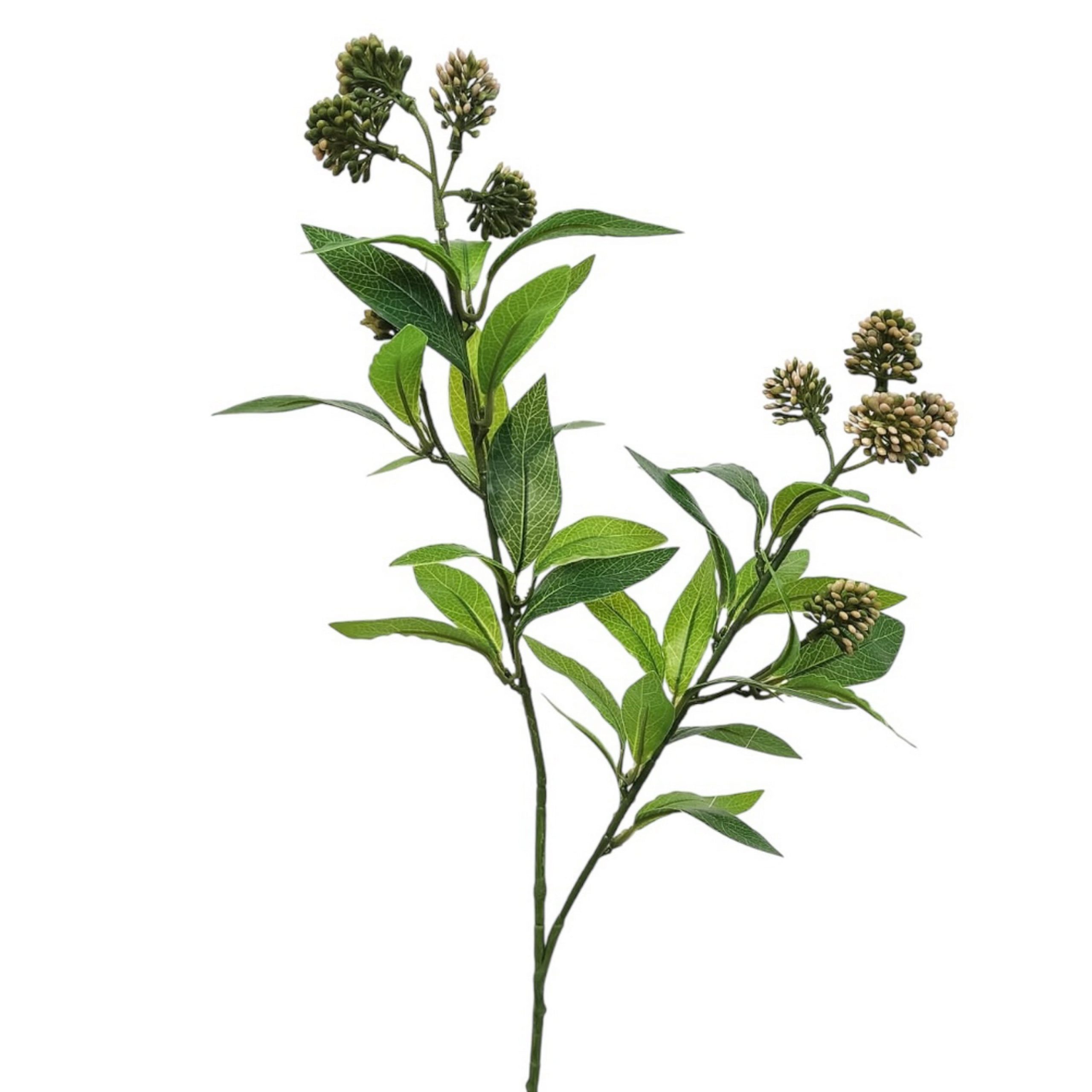 25" Green & Pink Viburnum Stem by Ashland® - Image 2