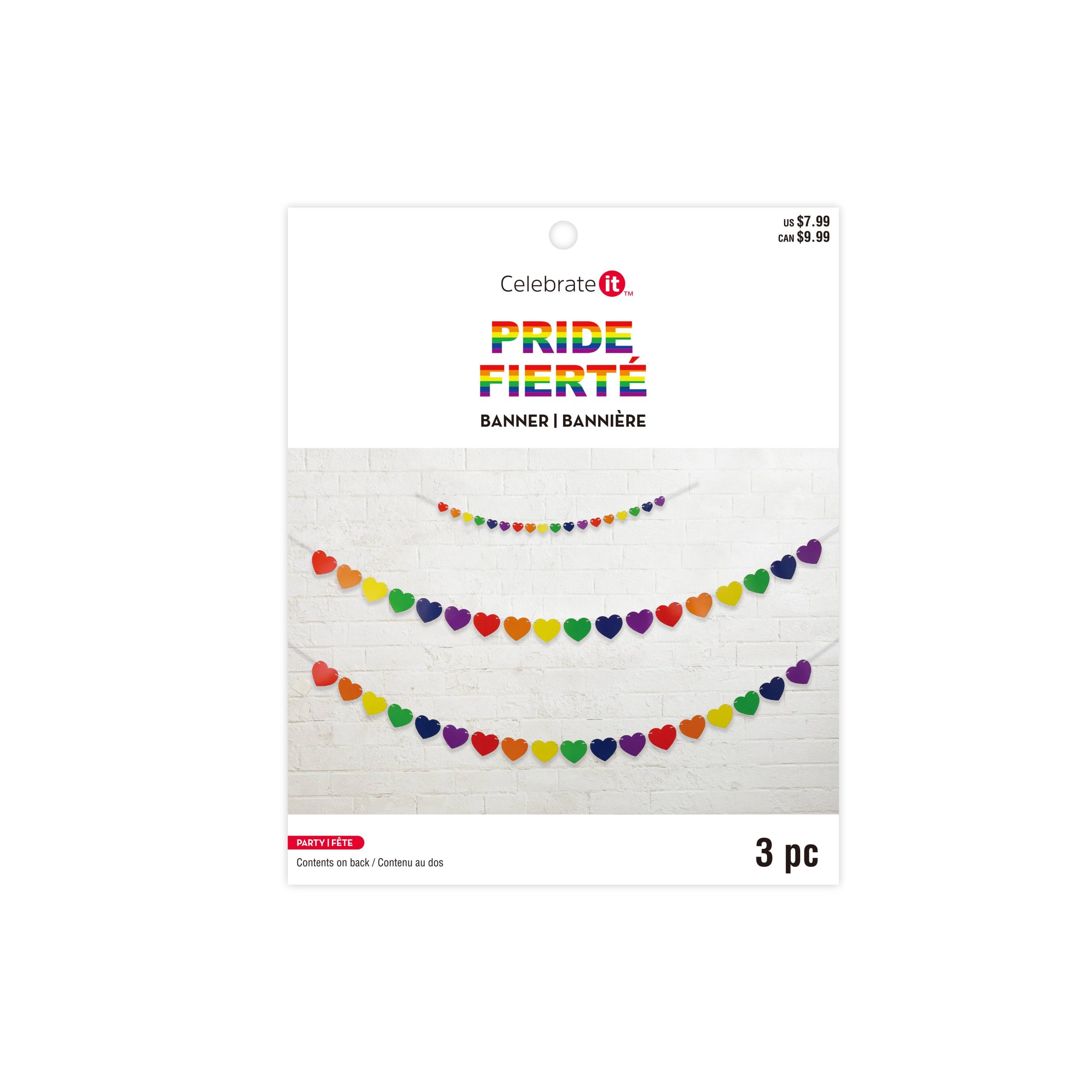 Heart Paper Banners, 3ct. by Celebrate It™ - Image 3
