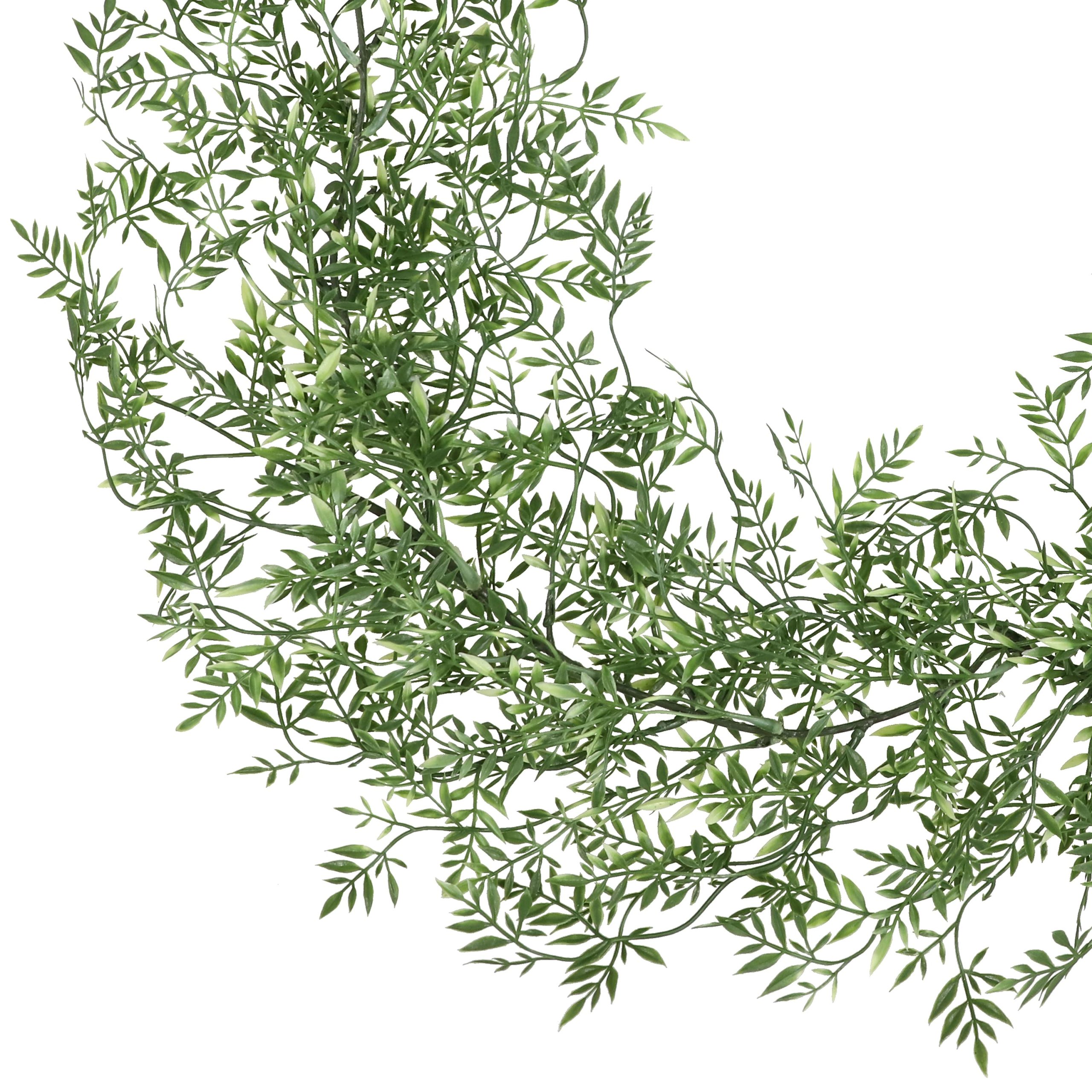 6ft. 2-Tone Green Mini Ficus Garland by Ashland® - Image 2