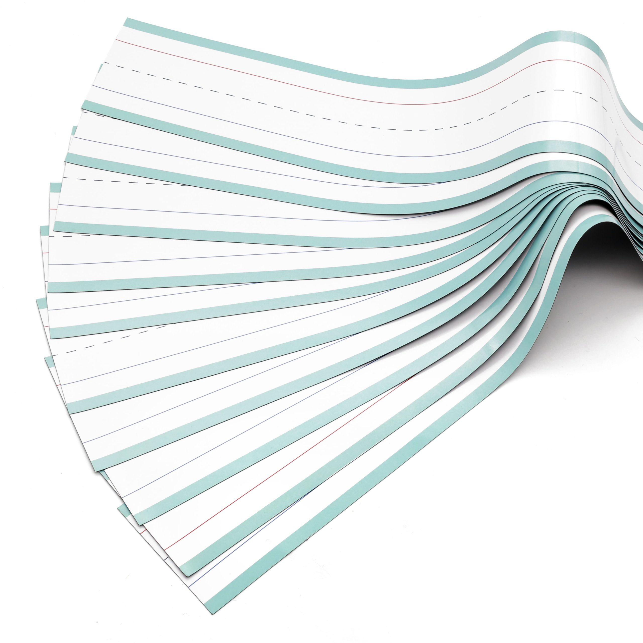 Class Rules! 23.5" Green & White Dry Erase Writing Strips, 10ct. by B2C™ - Image 2