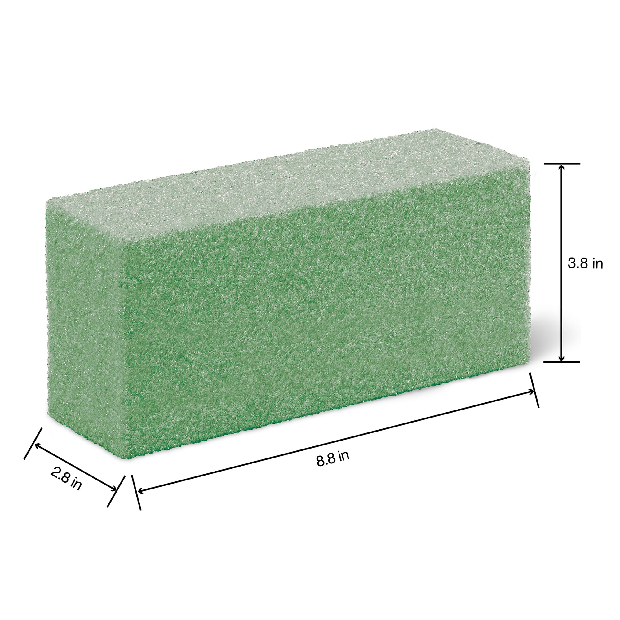 FloraCraft® FloraFōM 8.75" x 2.75" x 3.75" Green Foam Bricks, 3ct. - Image 3