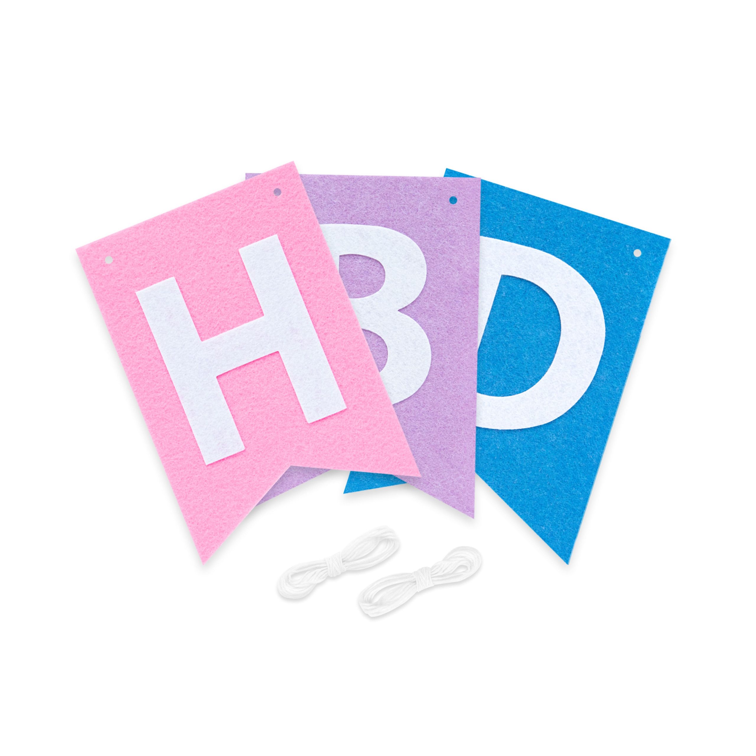 Happy Birthday Felt Garland by Celebrate It™ - Image 3
