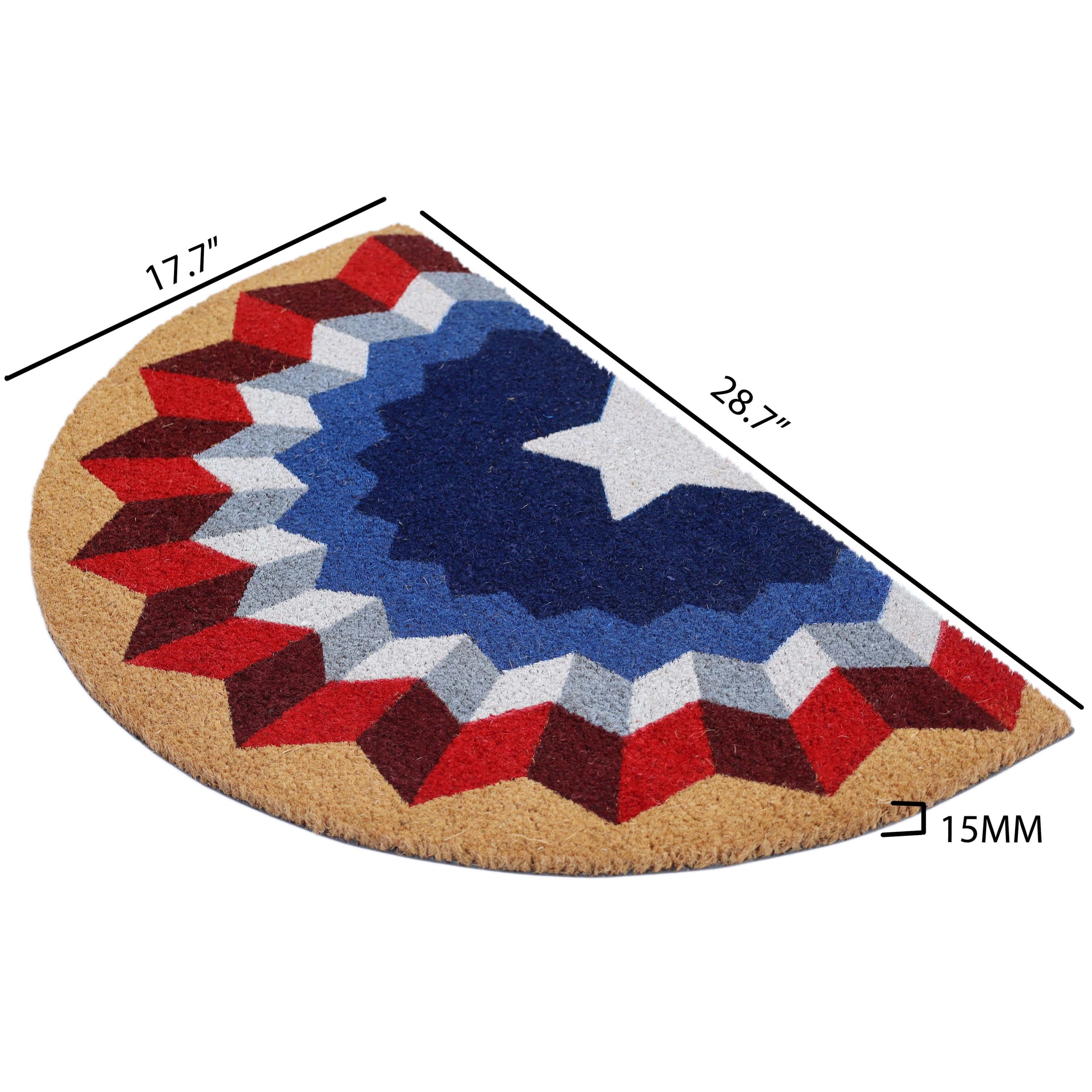 Red, White, & Blue Half Round Doormat by Ashland® - Image 3