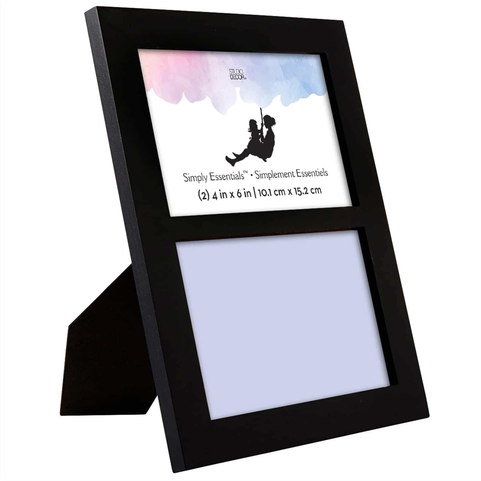 Simply Essentials™ 2 Opening 4" x 6" Black Collage Frame by Studio Décor® - Image 2