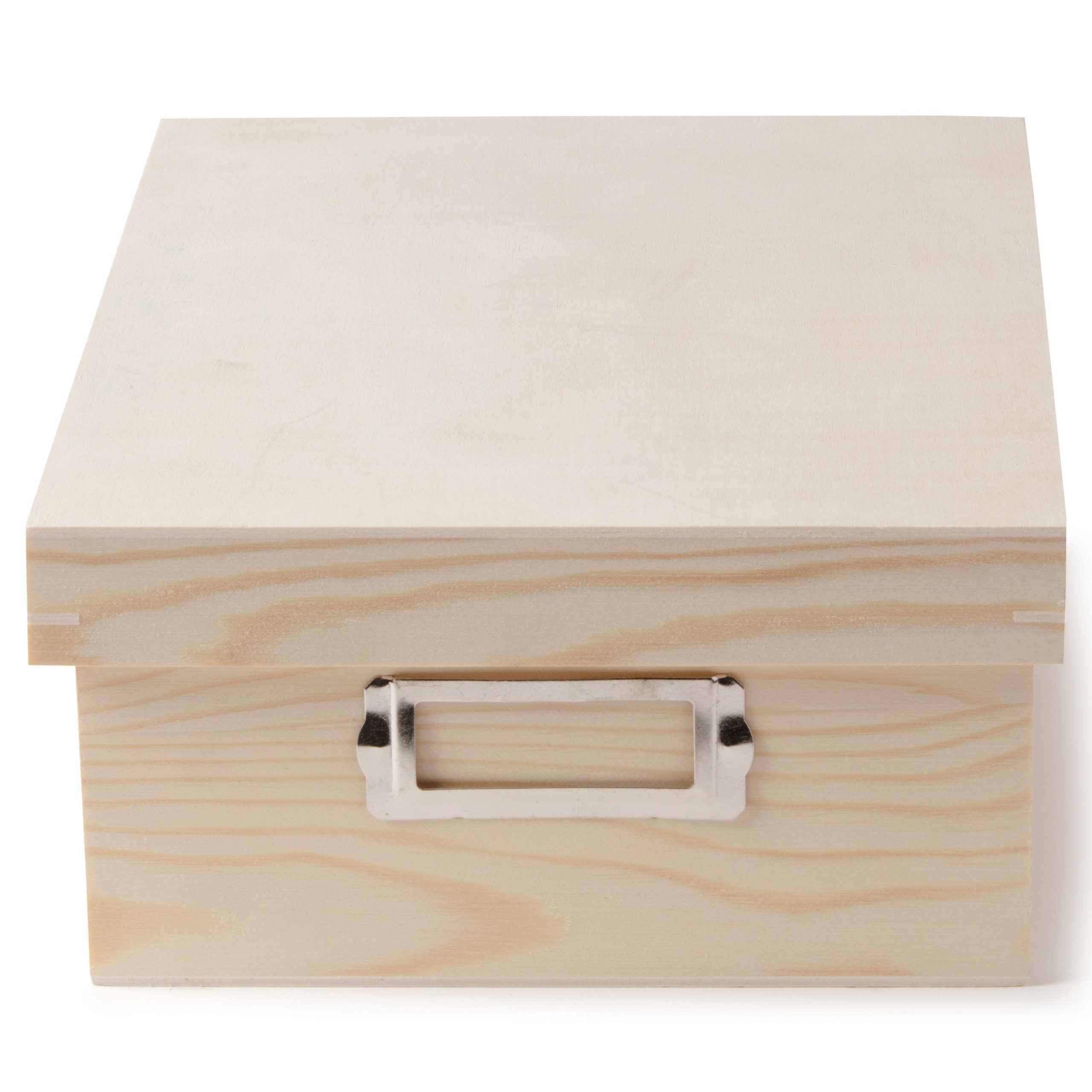 Wood Photo Box with Lid by Make Market®