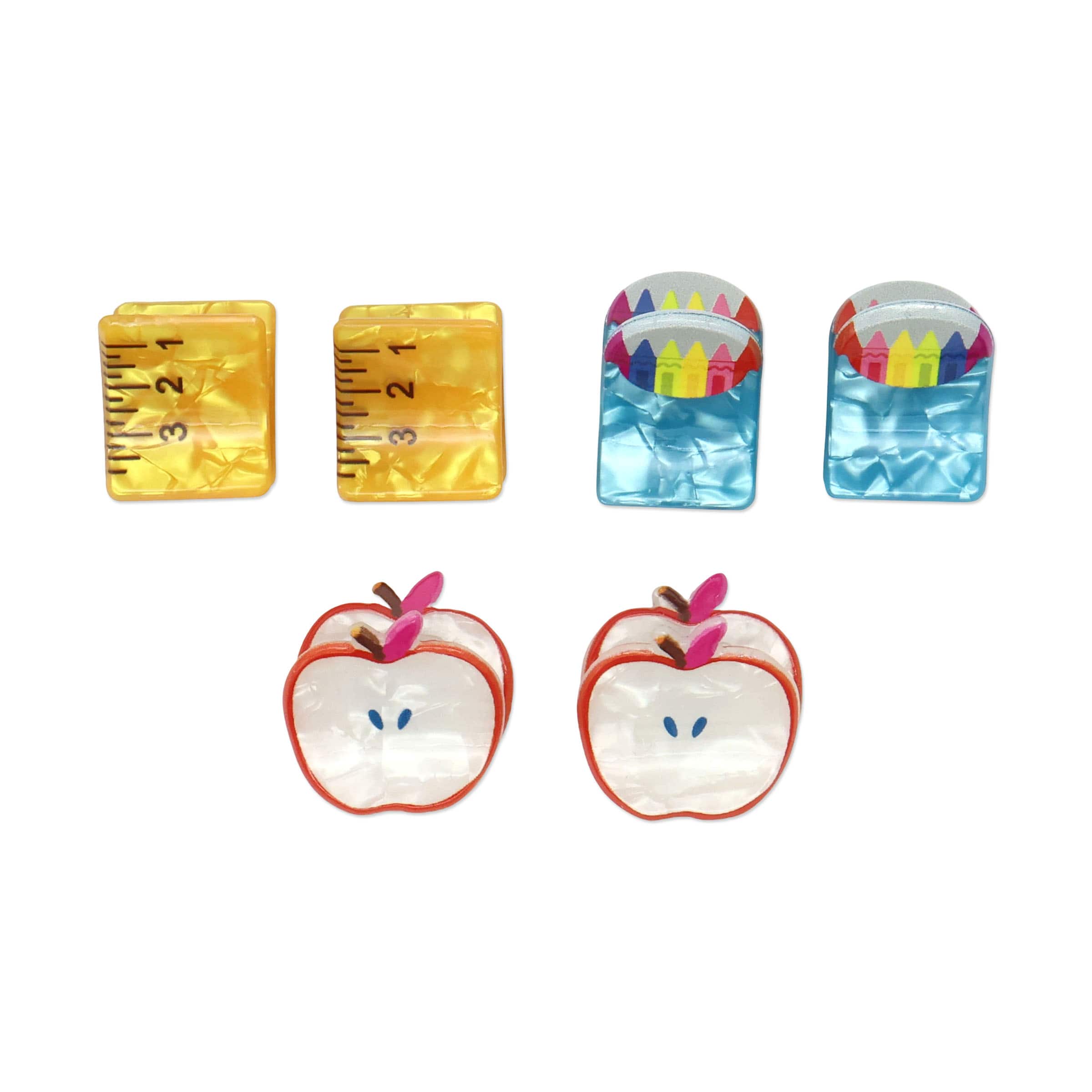 Teacher Hair Clips, 6ct. by B2C™