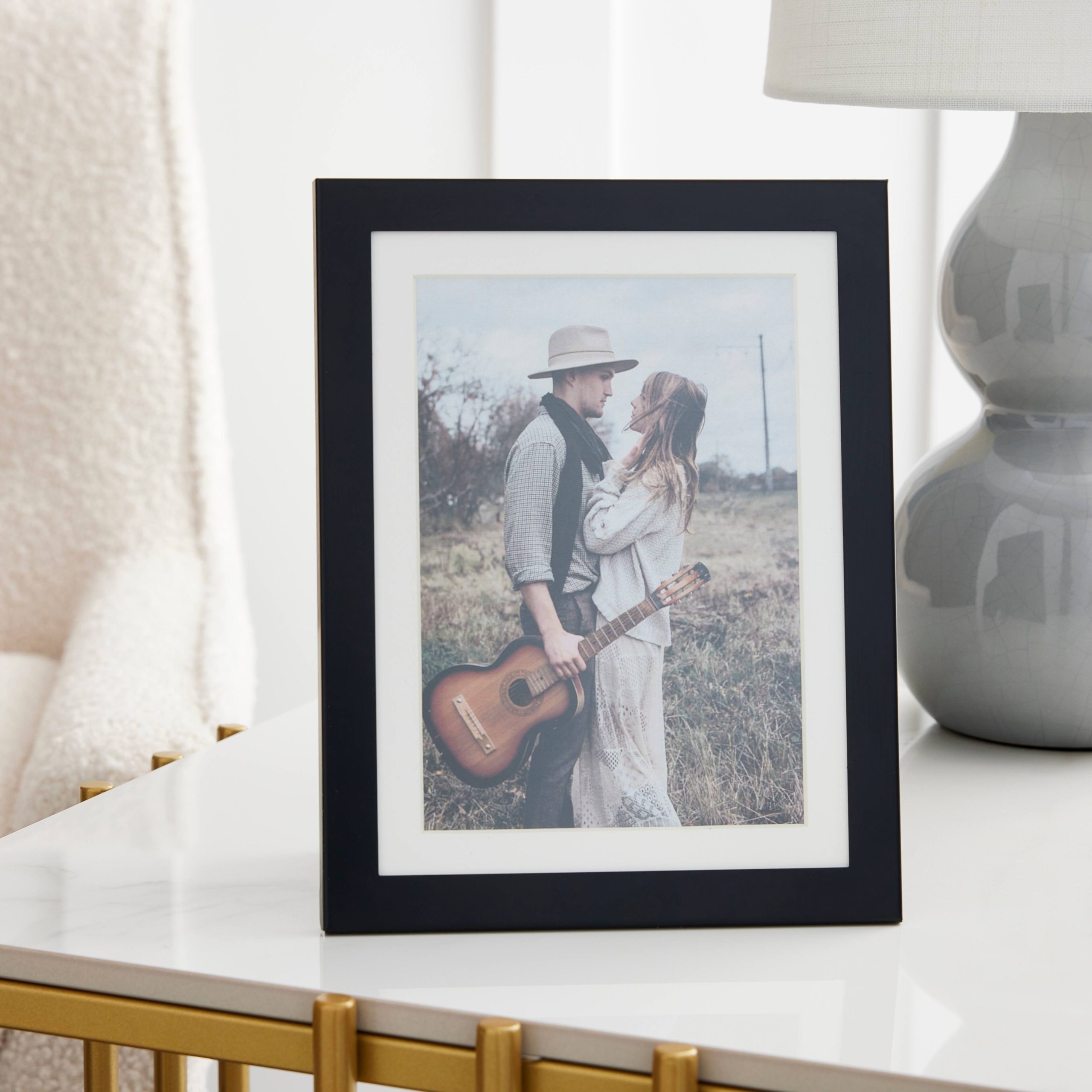 Expressions™ Aluminum Frame with Mat by Studio Décor® - Image 2