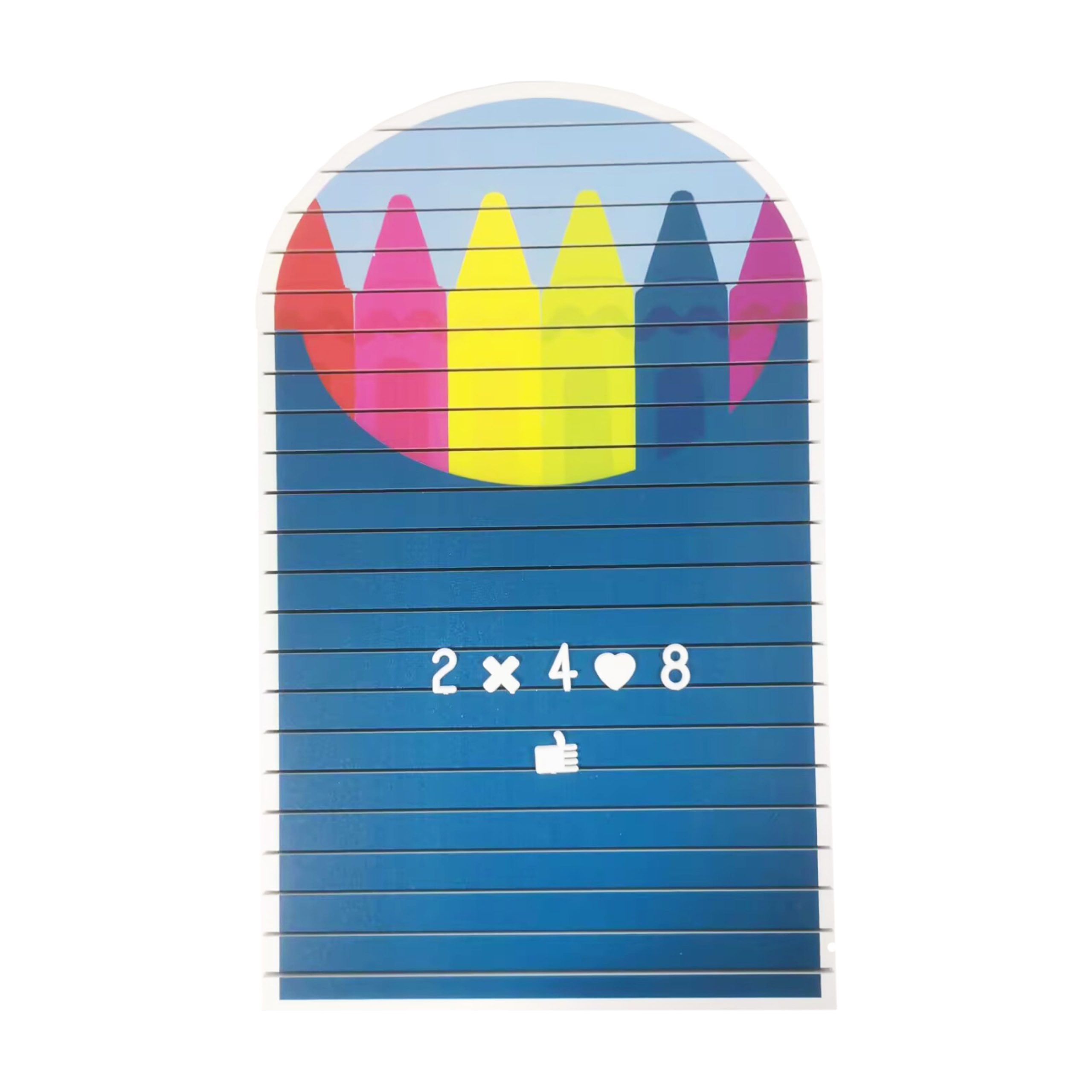 Class Rules! 15" Crayon Letter Board by B2C™ - Image 2