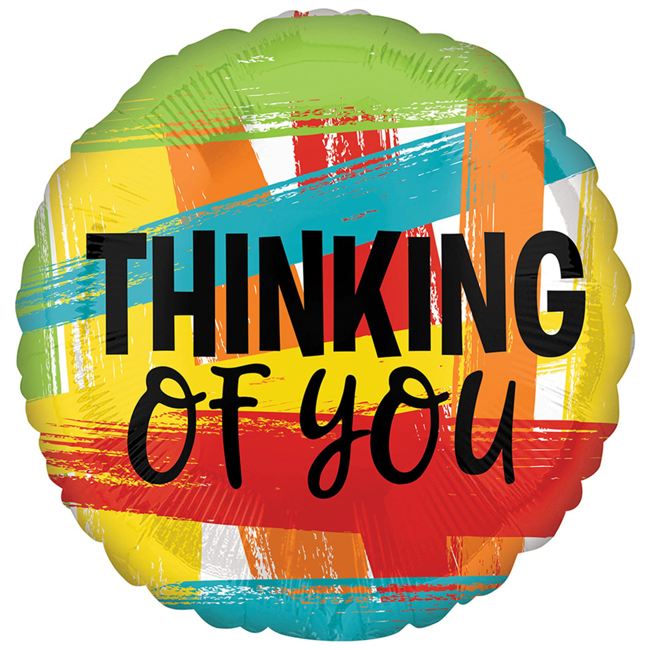 17" Thinking of You Primary Foil Balloon