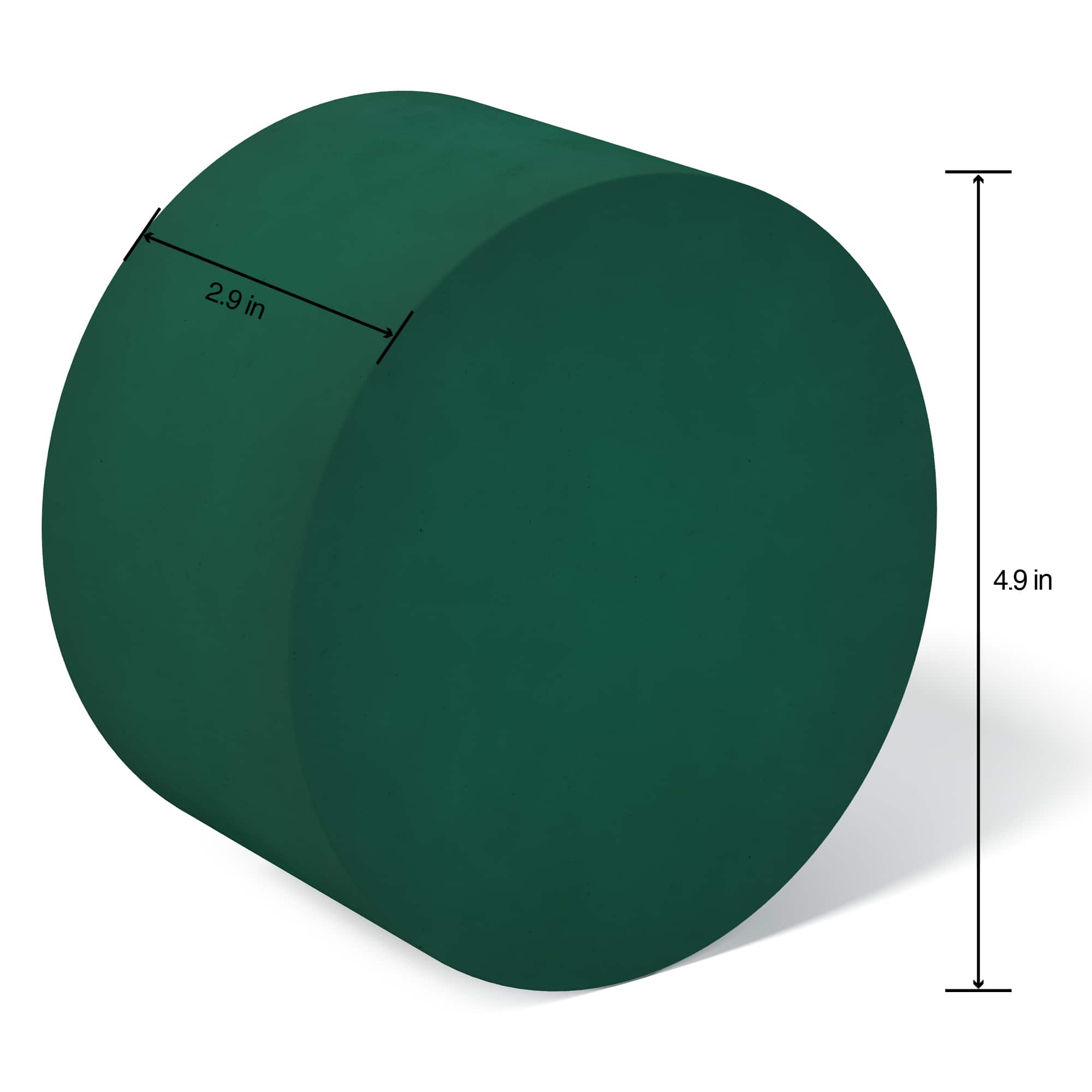 FloraCraft® 3" x 5" Green Artesia WetFōM® Disc - Image 2