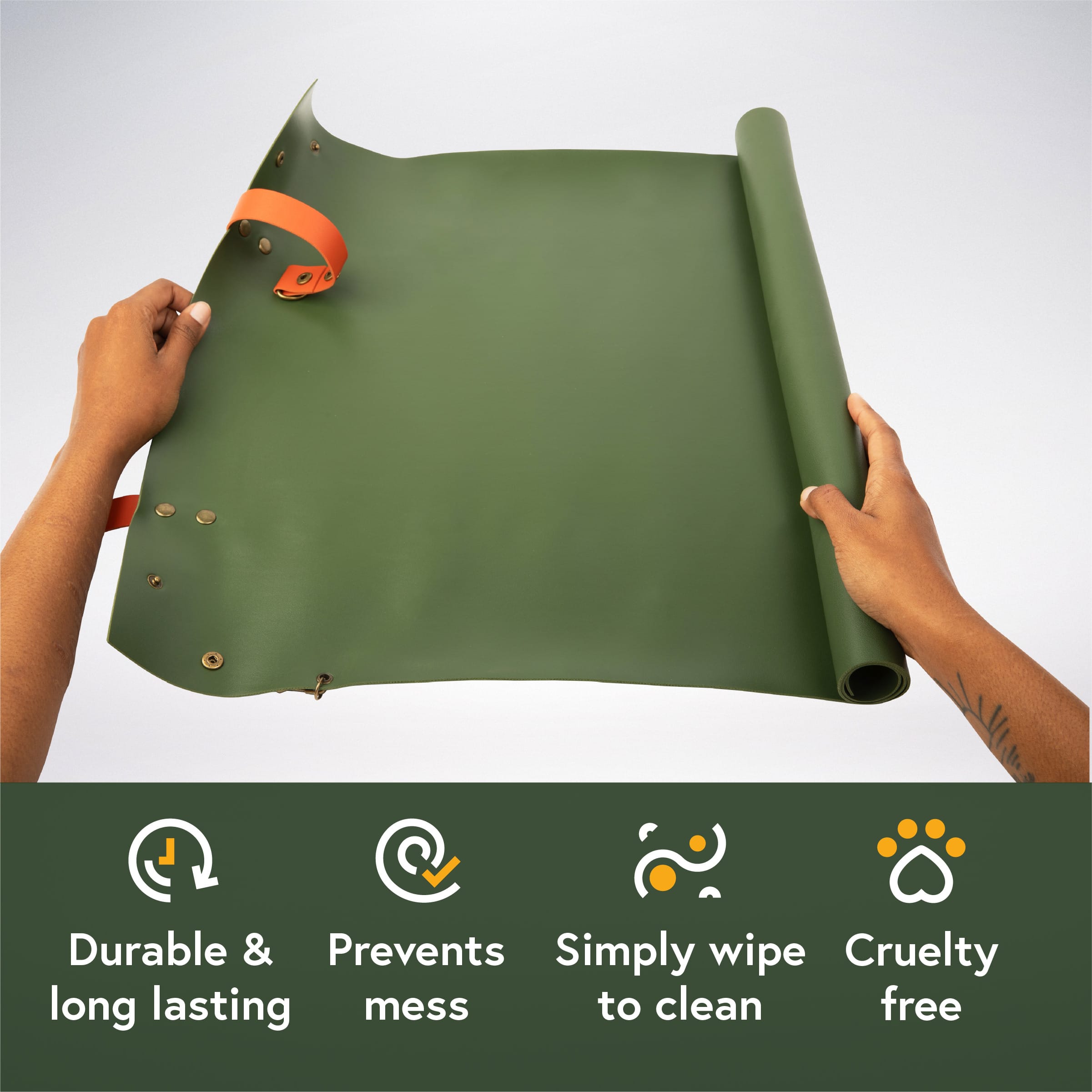 We The Wild™ 30" x 19" Reusable Waterproof Repotting Mat - Image 3