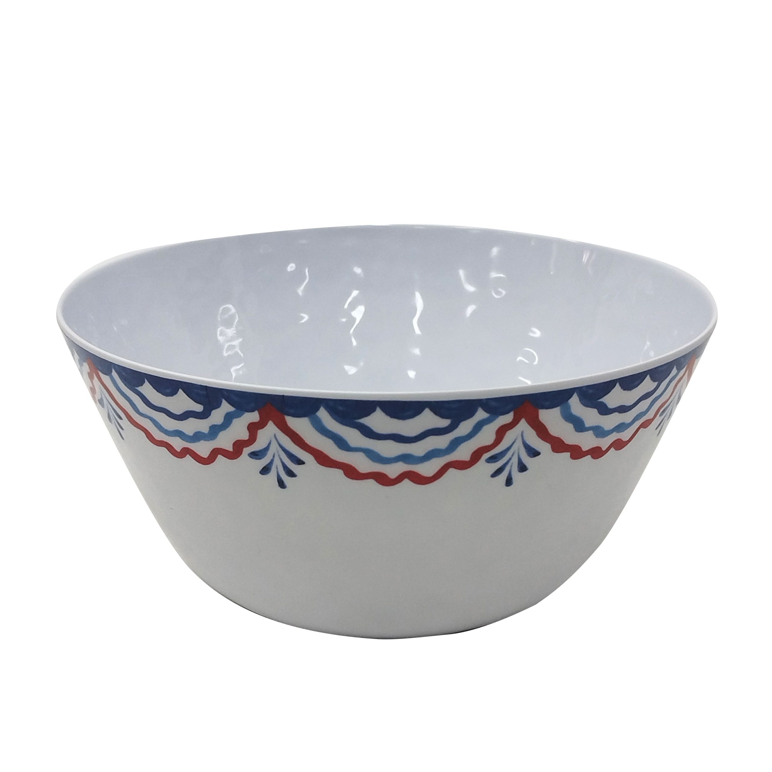 10" Red, White & Blue Bunting Melamine Bowl by Celebrate It™