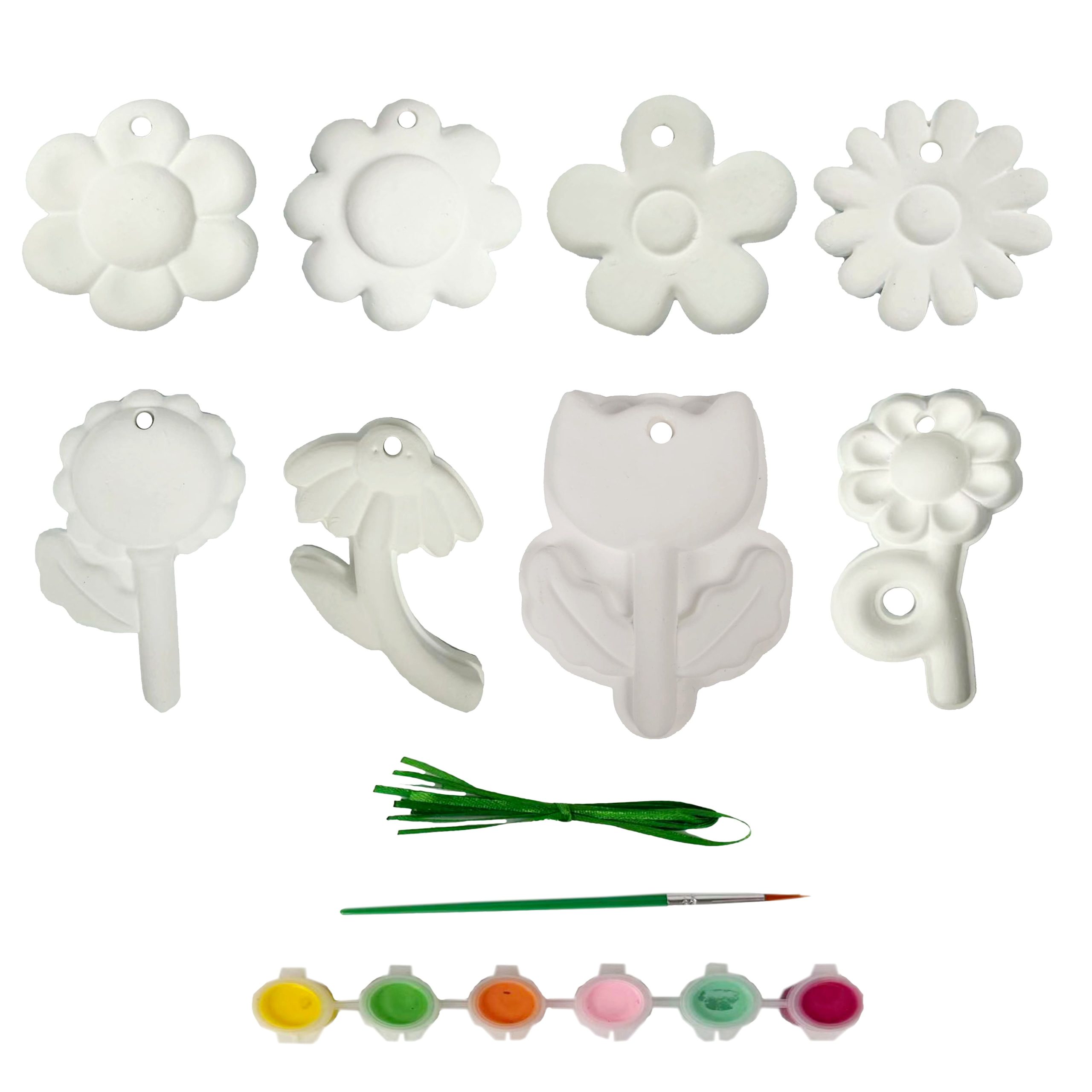 Plaster Flower Ornament Craft Kit by Creatology™