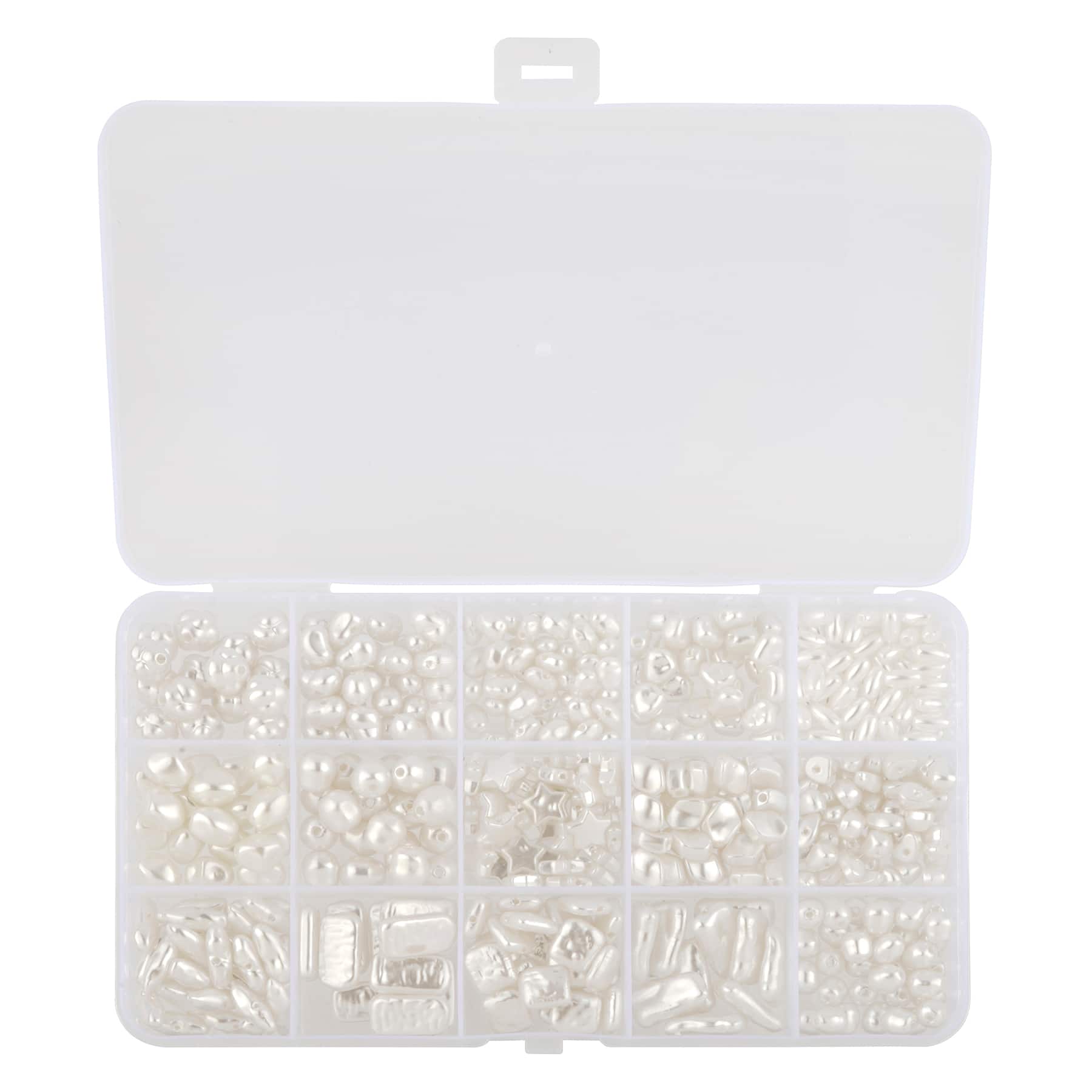 White Plastic Pearl Bead Mix by Bead Landing™ - Image 2