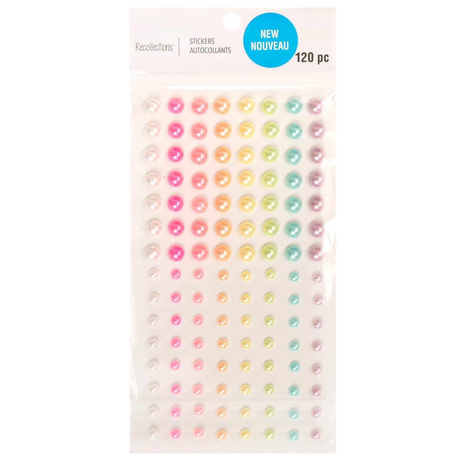 Multicolor Pearl Stickers by Recollections™
