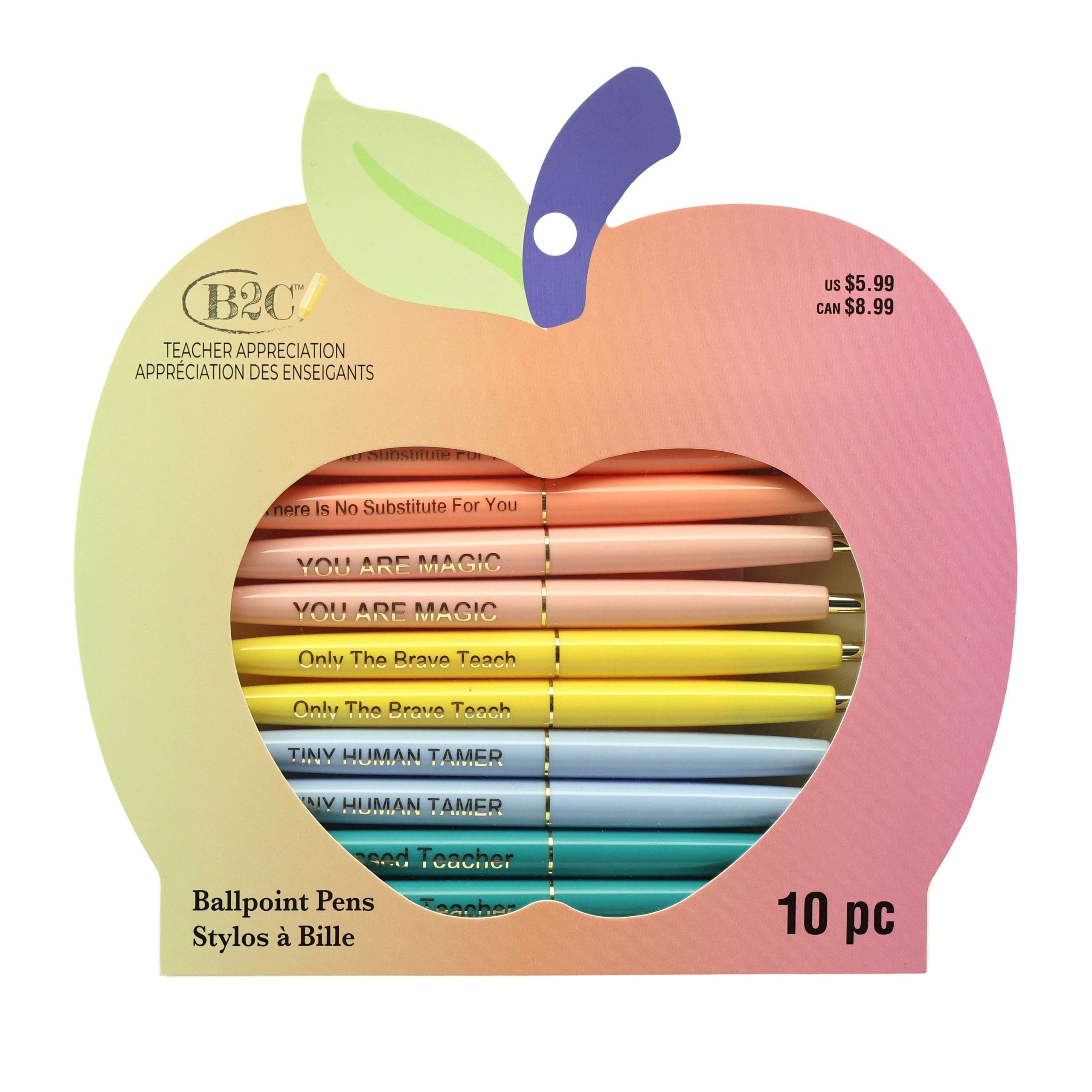 Teacher Appreciation Ballpoint Pens, 10ct. by B2C™ - Image 2