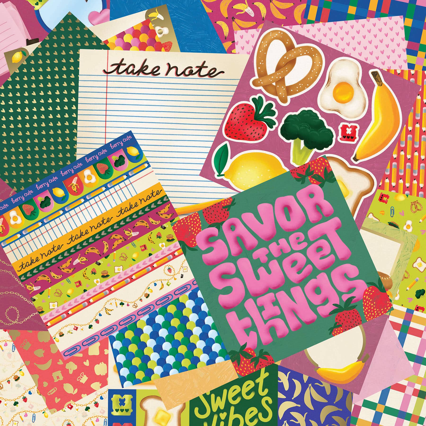 Craft Smith 12" x 12" Everyday Fun Paper Pad, 48 Sheets - Image 3