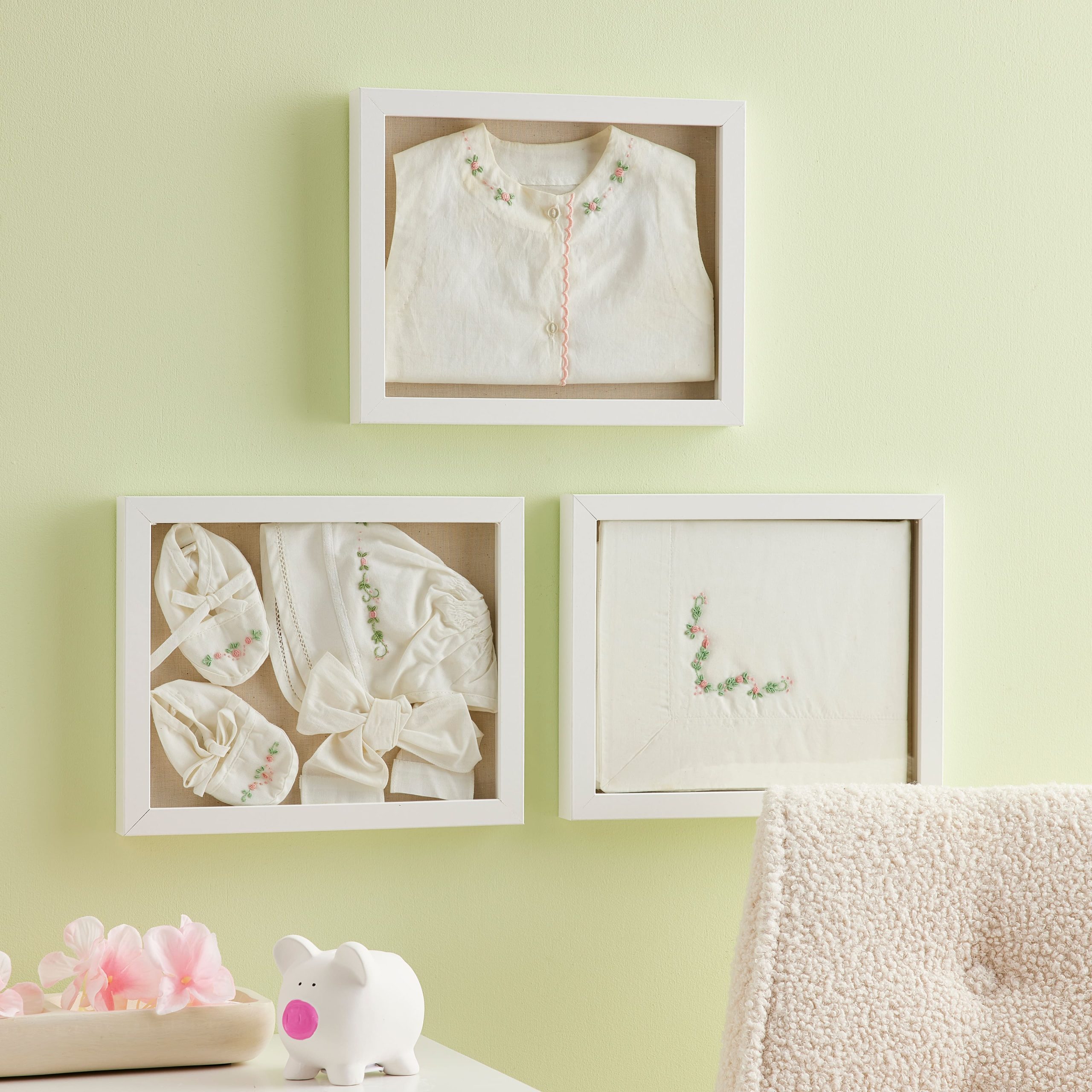 3 Pack Fundamentals 8" x 10" White Shadow Boxes by Studio Décor® - Image 2