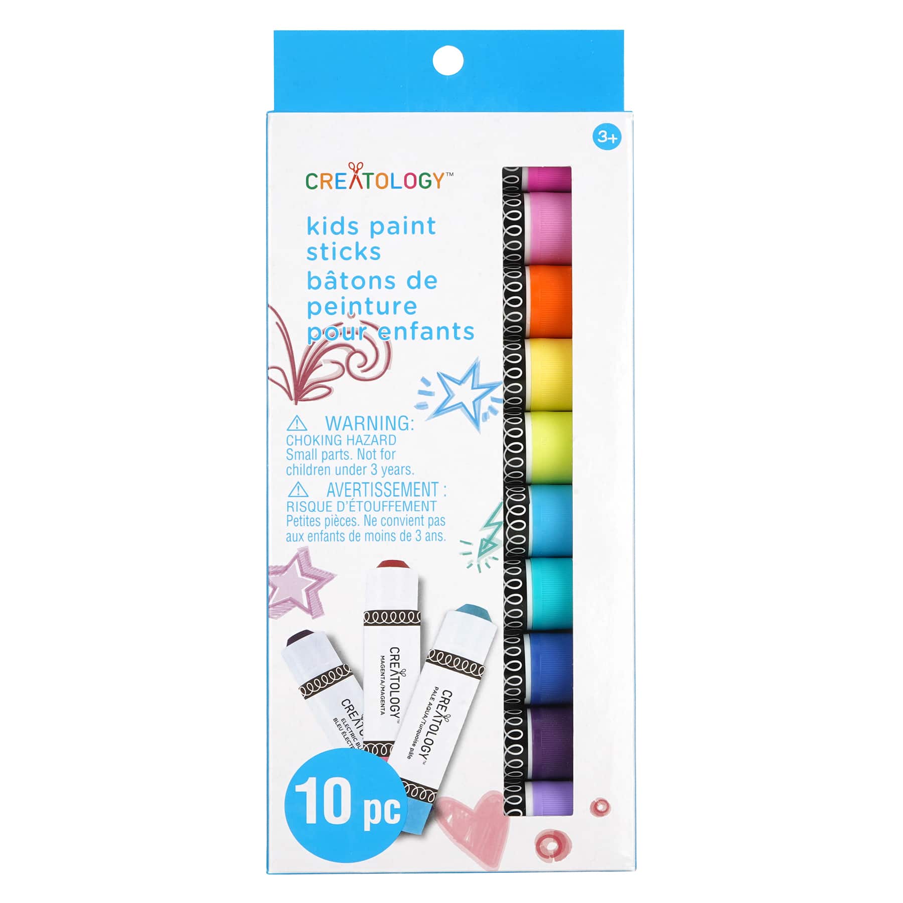 Bright 10 Color Kids Paint Sticks by Creatology™ - Image 4