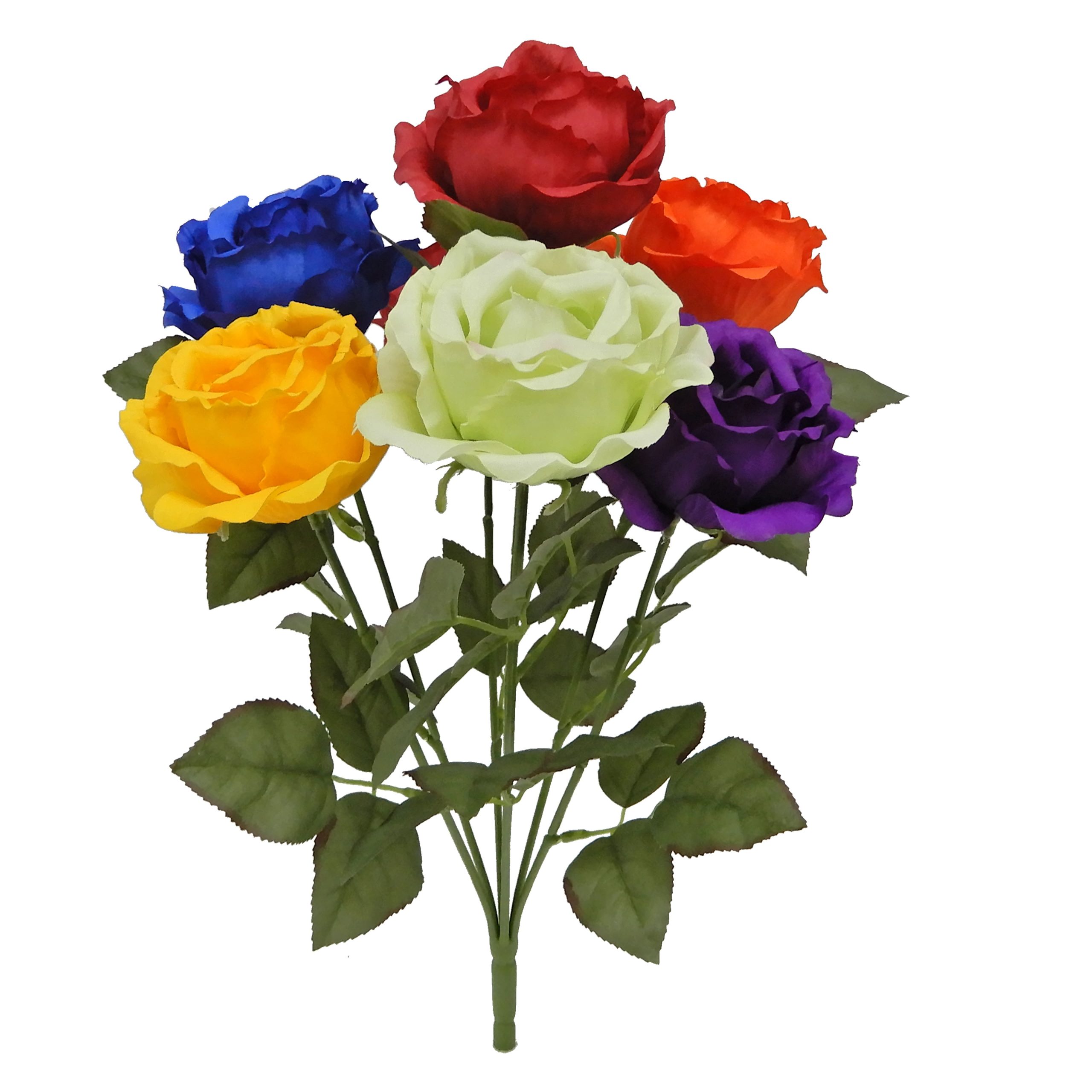 18.5" Rainbow Rose Bush by Celebrate It™