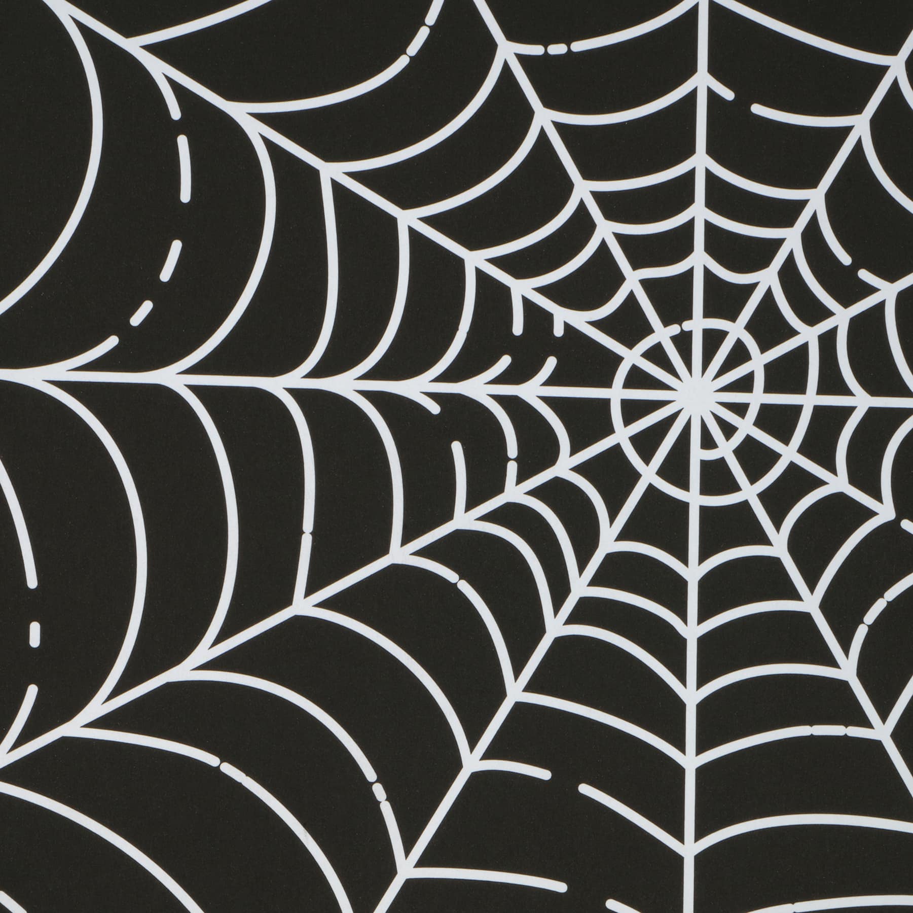 Class Rules! 48" x 12ft. Black & White Spiderweb Bulletin Board Paper by B2C™ - Image 2