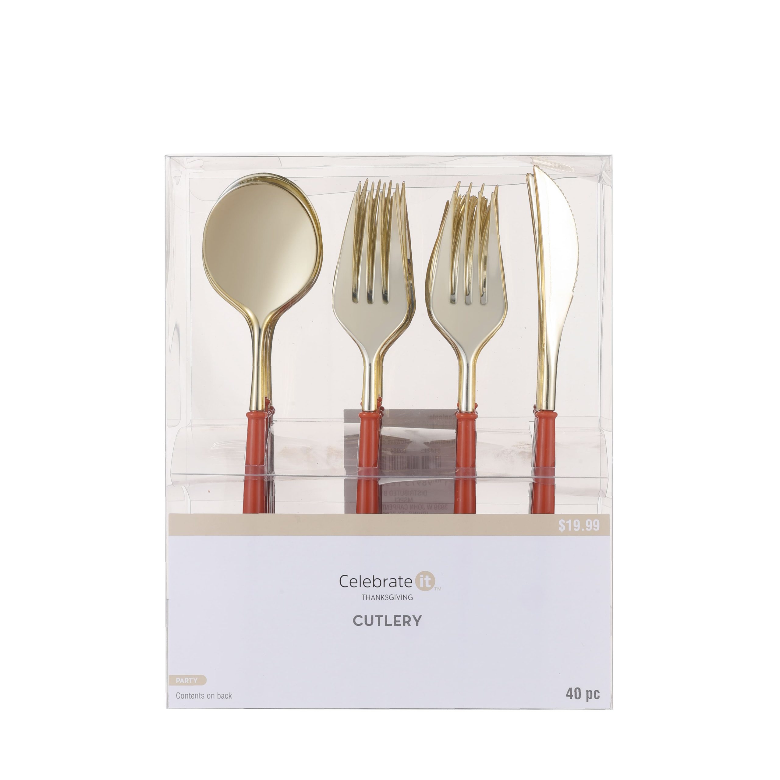 Thanksgiving Brown Cutlery, 40ct. by Celebrate It™