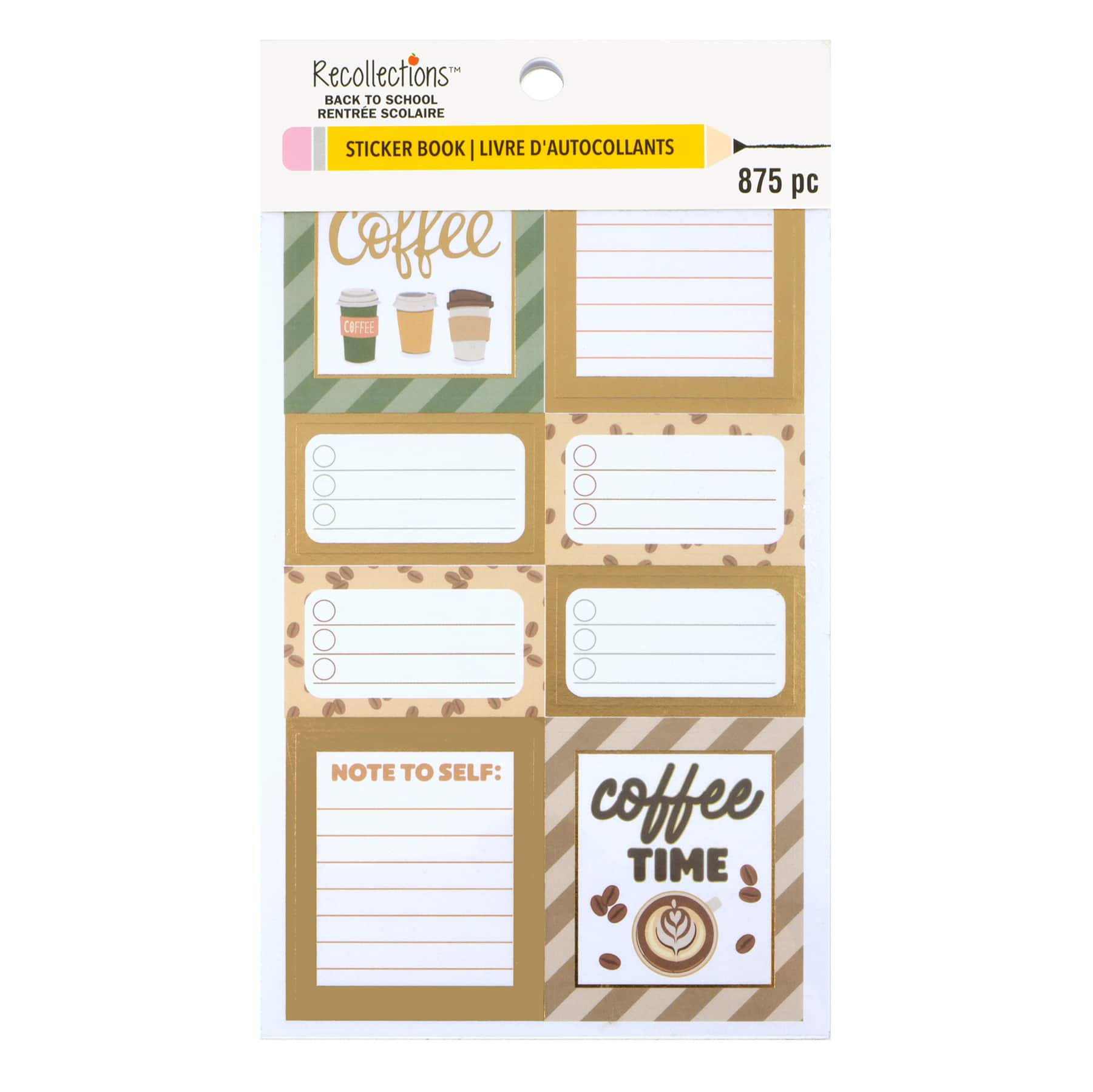 Back to School Coffee Sticker Book by Recollections™
