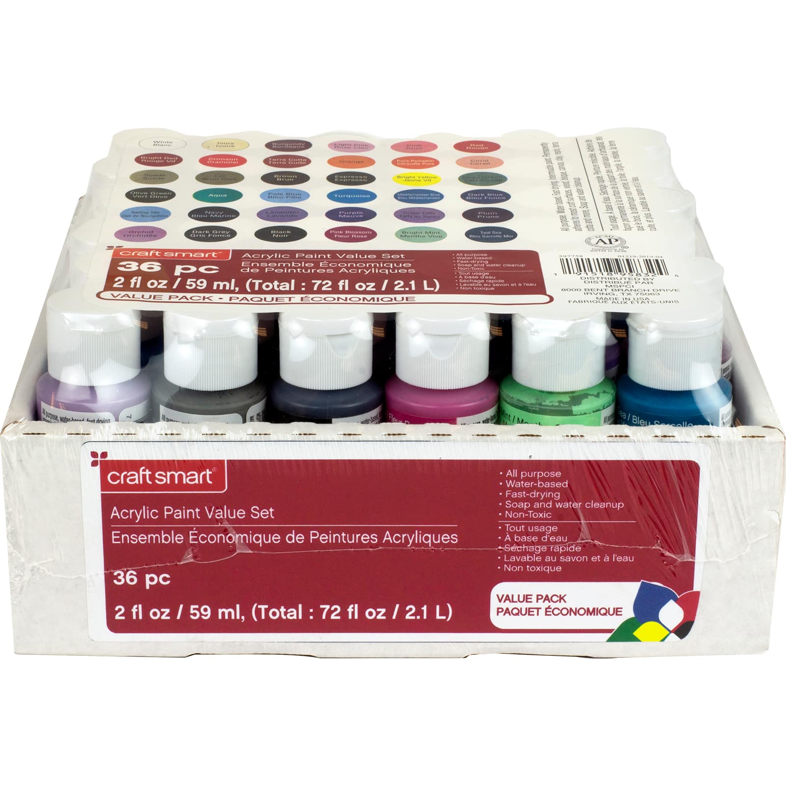 36 Color Acrylic Paint Value Set by Craft Smart® - Image 4