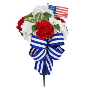 Hydrangea & Rose Remembrance Cone by Ashland®