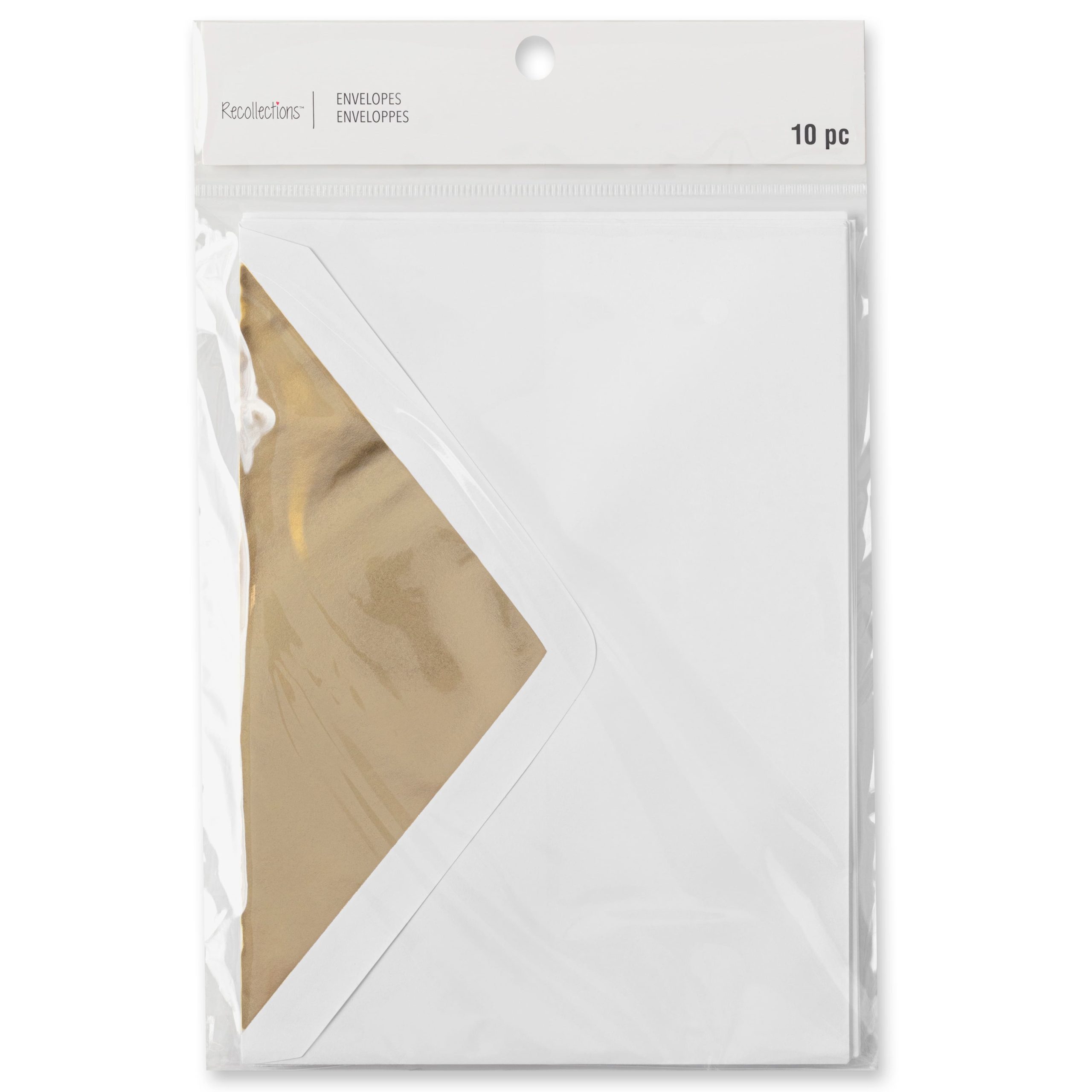 5.25" x 7.25" Gold Foil Lined Envelopes by Recollections™, 10ct. - Image 3
