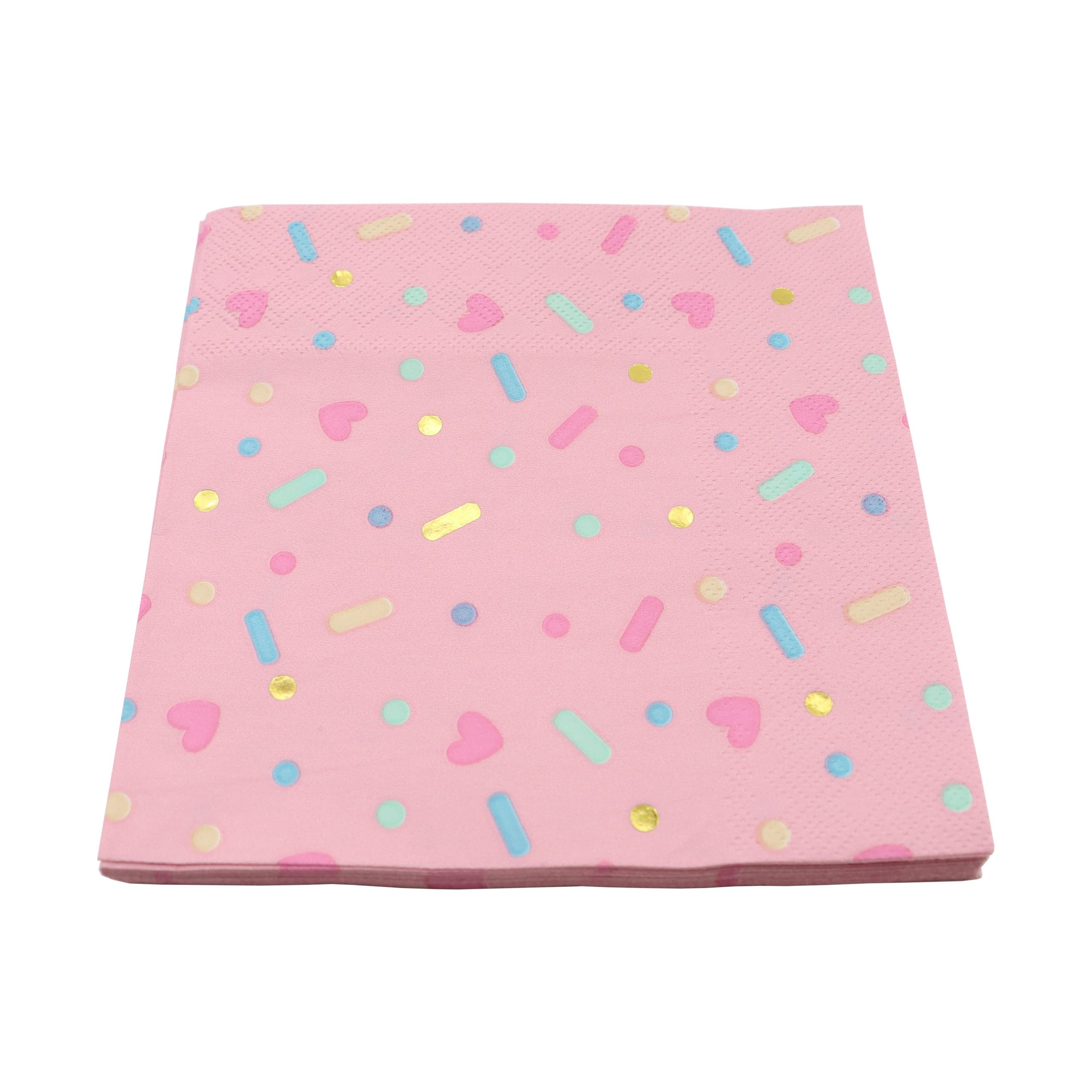 Pink Sprinkles Lunch Napkins, 20ct. by Celebrate It™ - Image 2