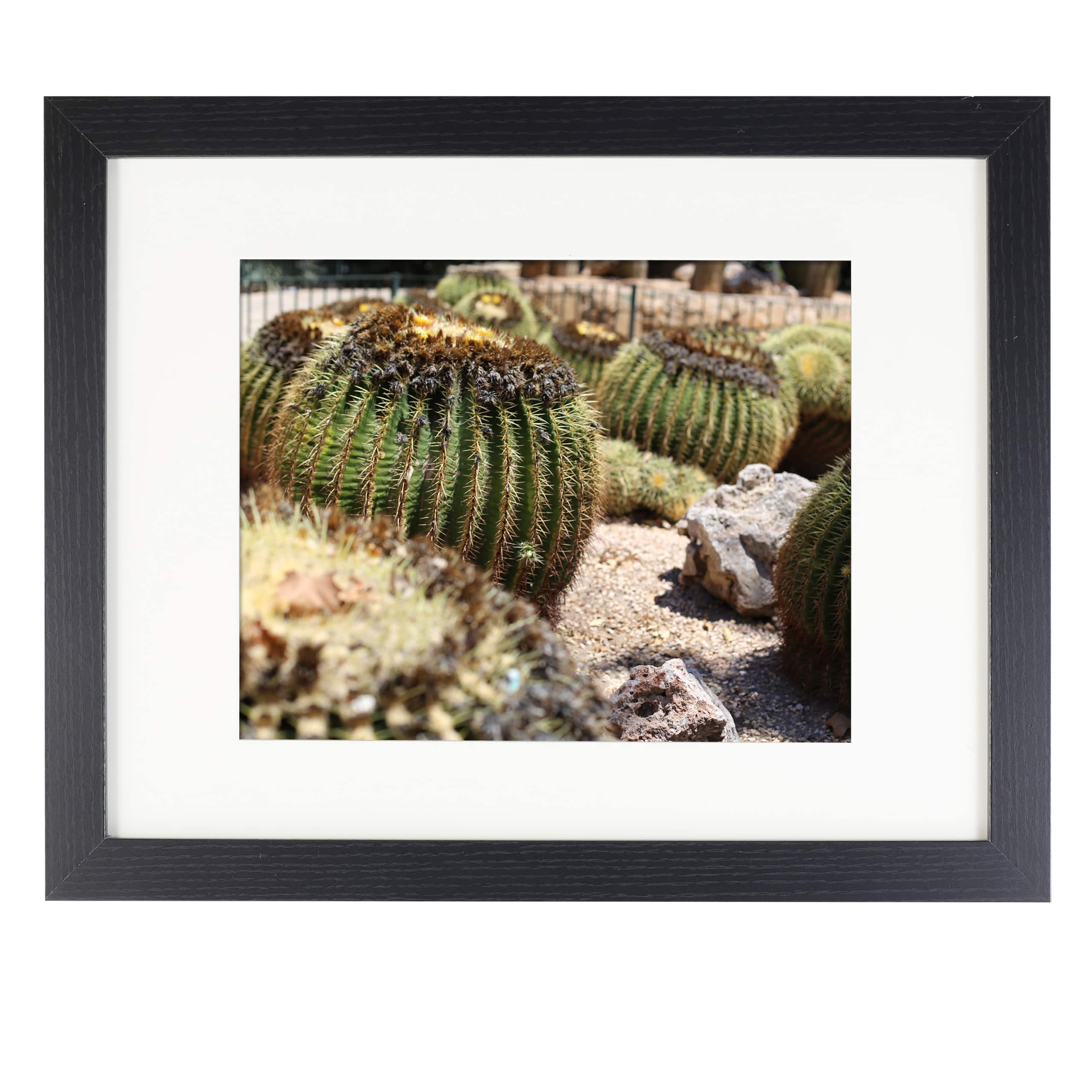 Black Belmont Frame with Mat by Studio Décor® - Image 4