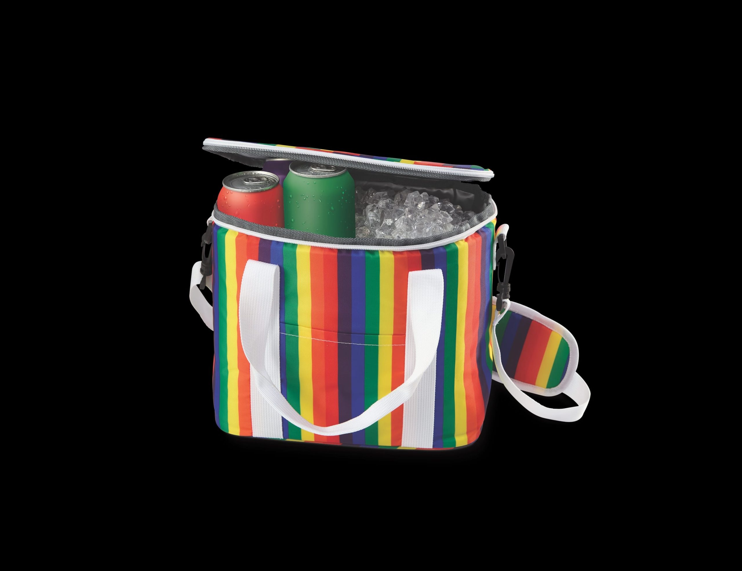 12" x 6.2" x 9.7" Rainbow Cooler Bag by Celebrate It™ - Image 3