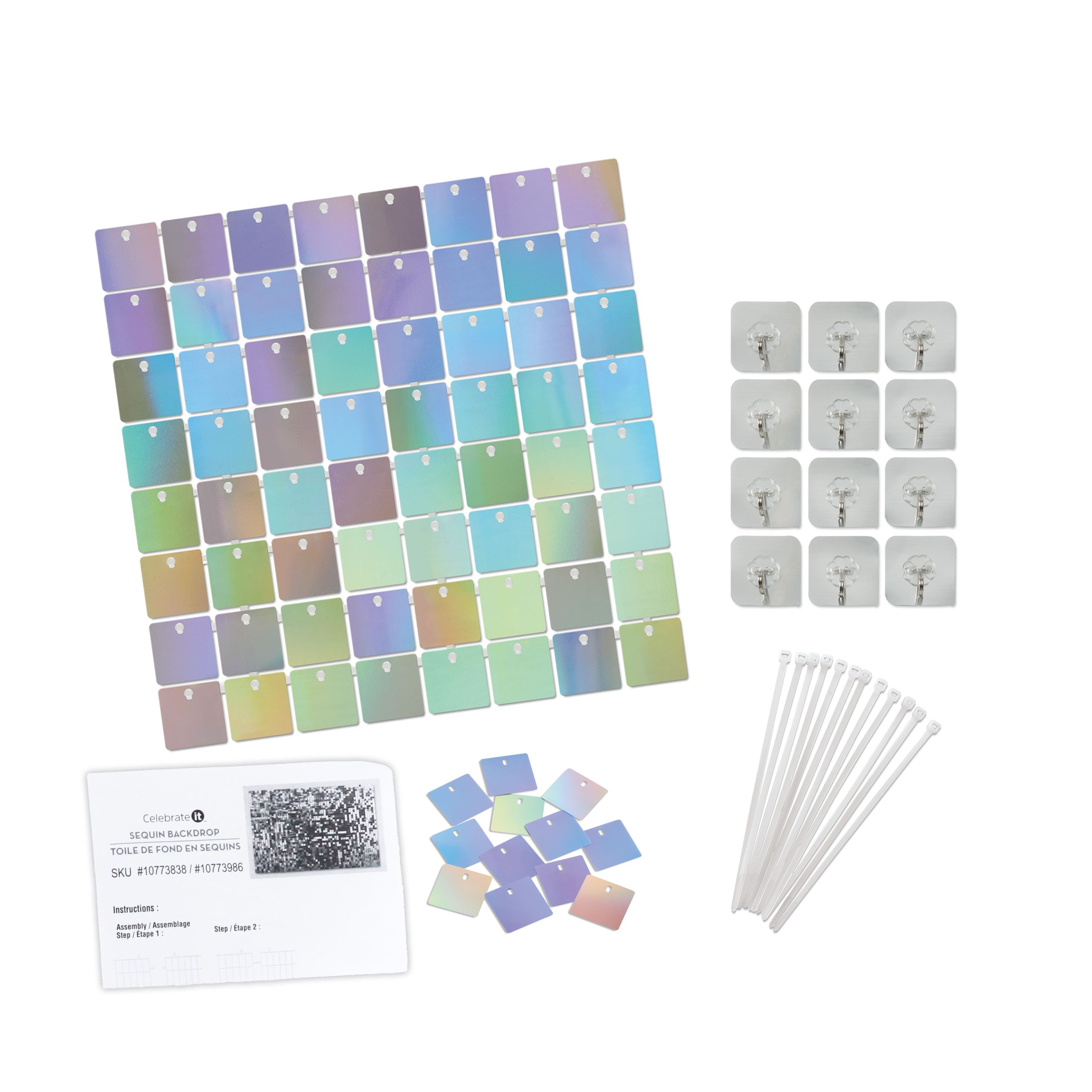 Iridescent Sequin Backdrop by Celebrate It™ - Image 3