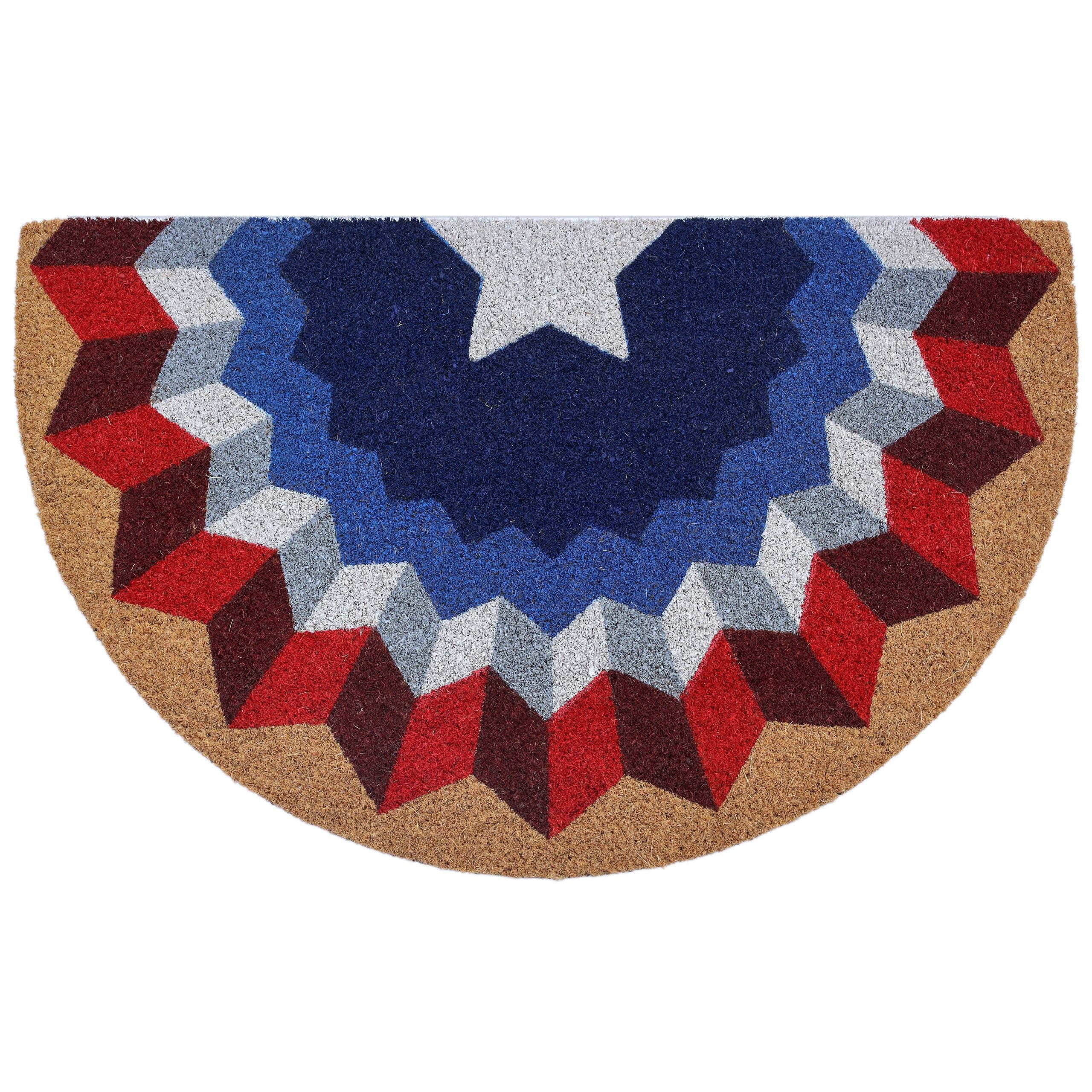 Red, White, & Blue Half Round Doormat by Ashland®