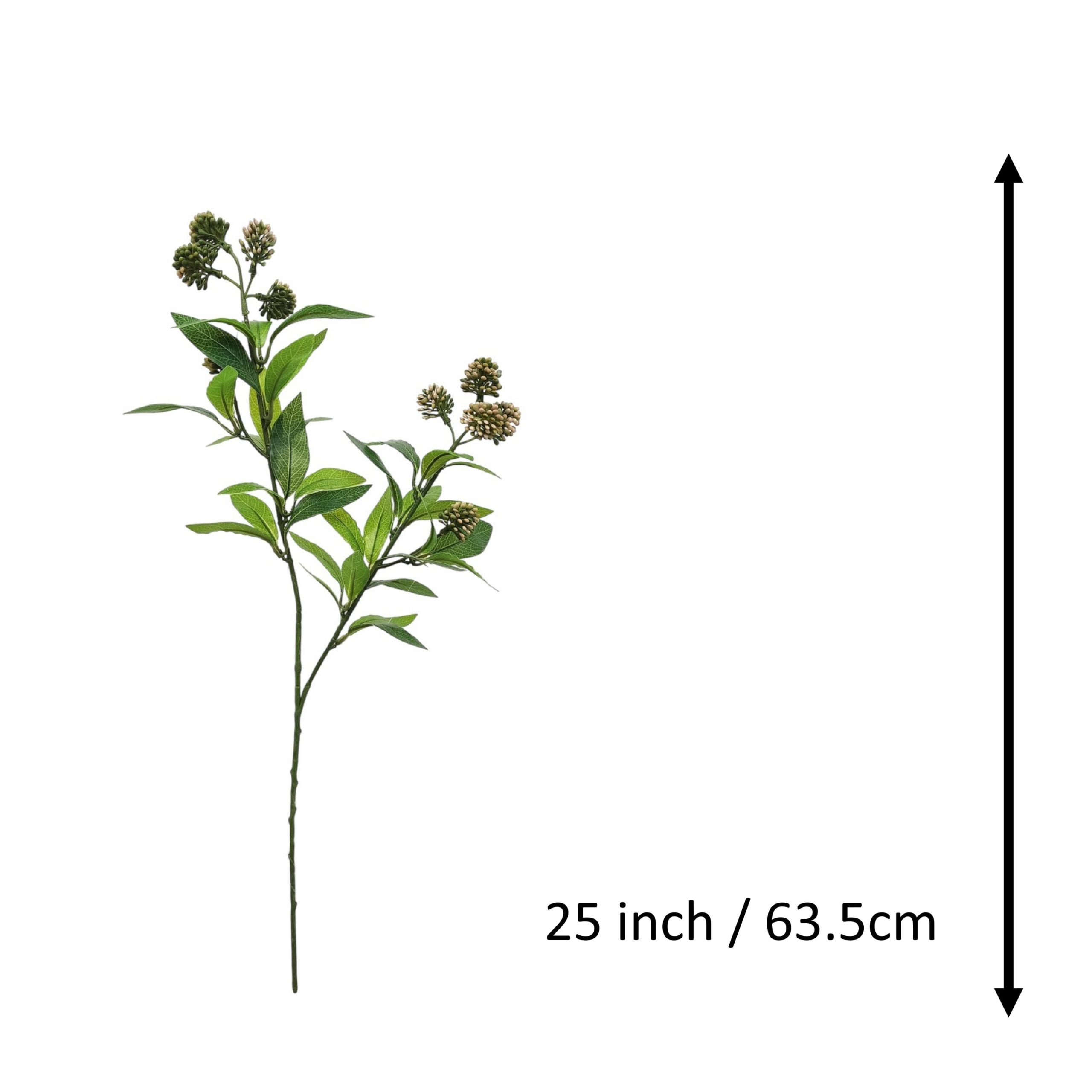 25" Green & Pink Viburnum Stem by Ashland® - Image 3